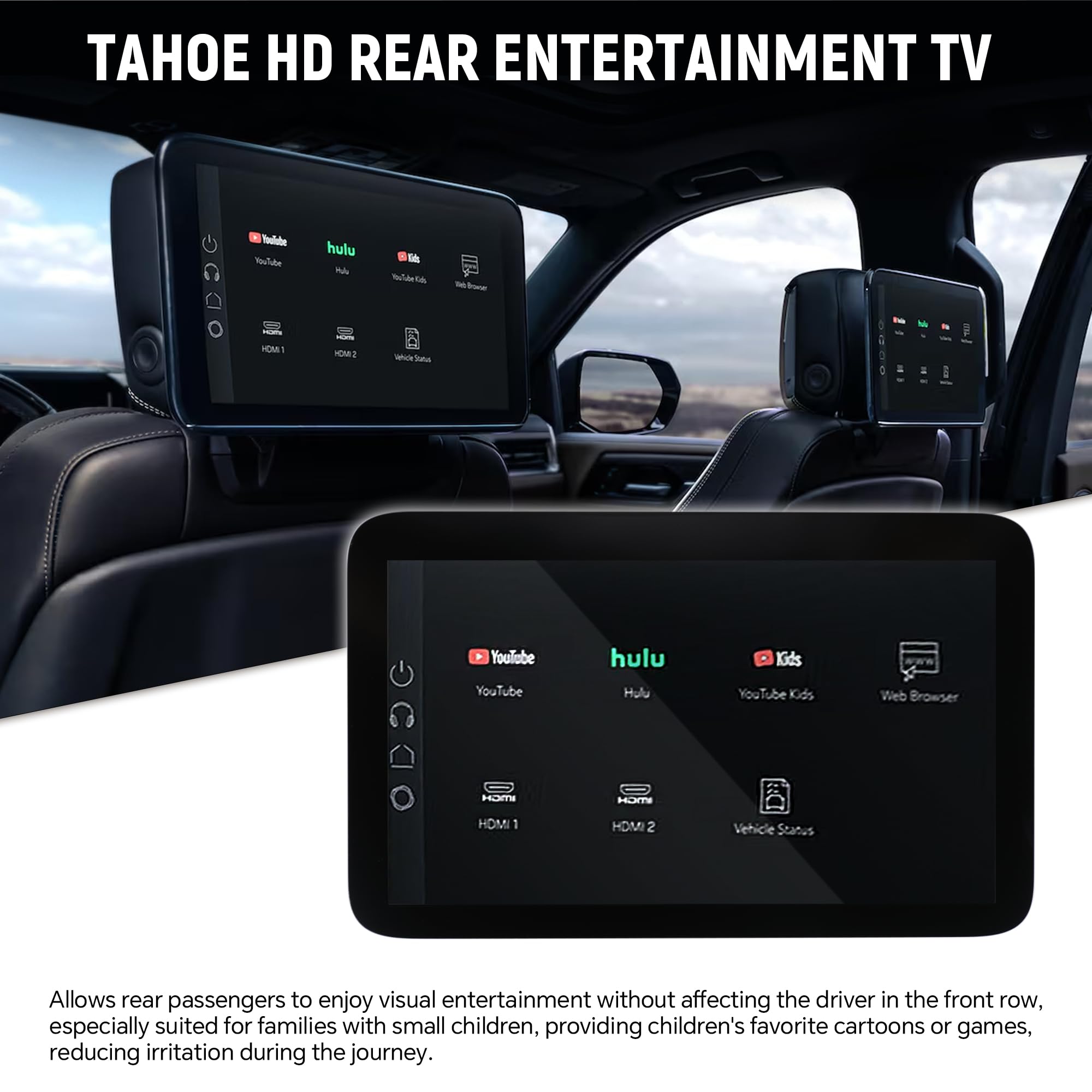 YADINATAY 85100044 Rear Entertainment TV 12.6
