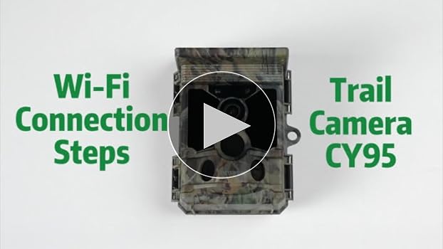 CEYOMUR Solar Wildlife Camera 4K 30fps, WiFi Bluetooth 68MP Trail