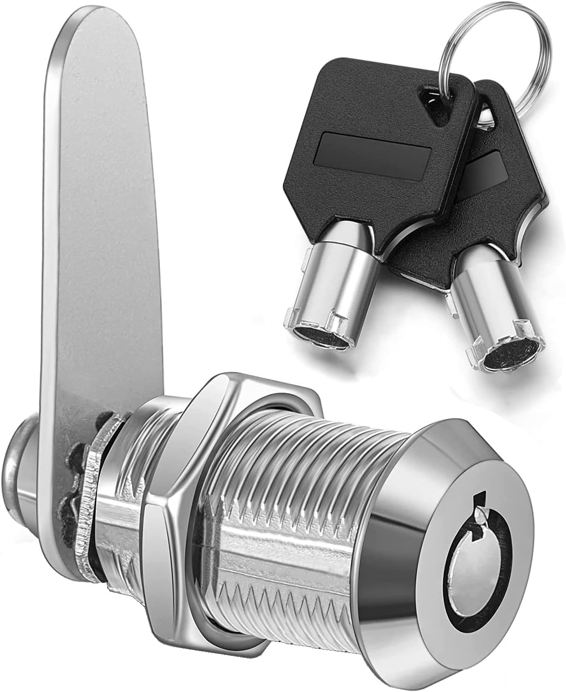5 Pack Keyed Alike Cabinet Cam Locks – 5/8 Inch Cylinder Cam Lock Set For Mailbox, Drawer, Toolbox & RV