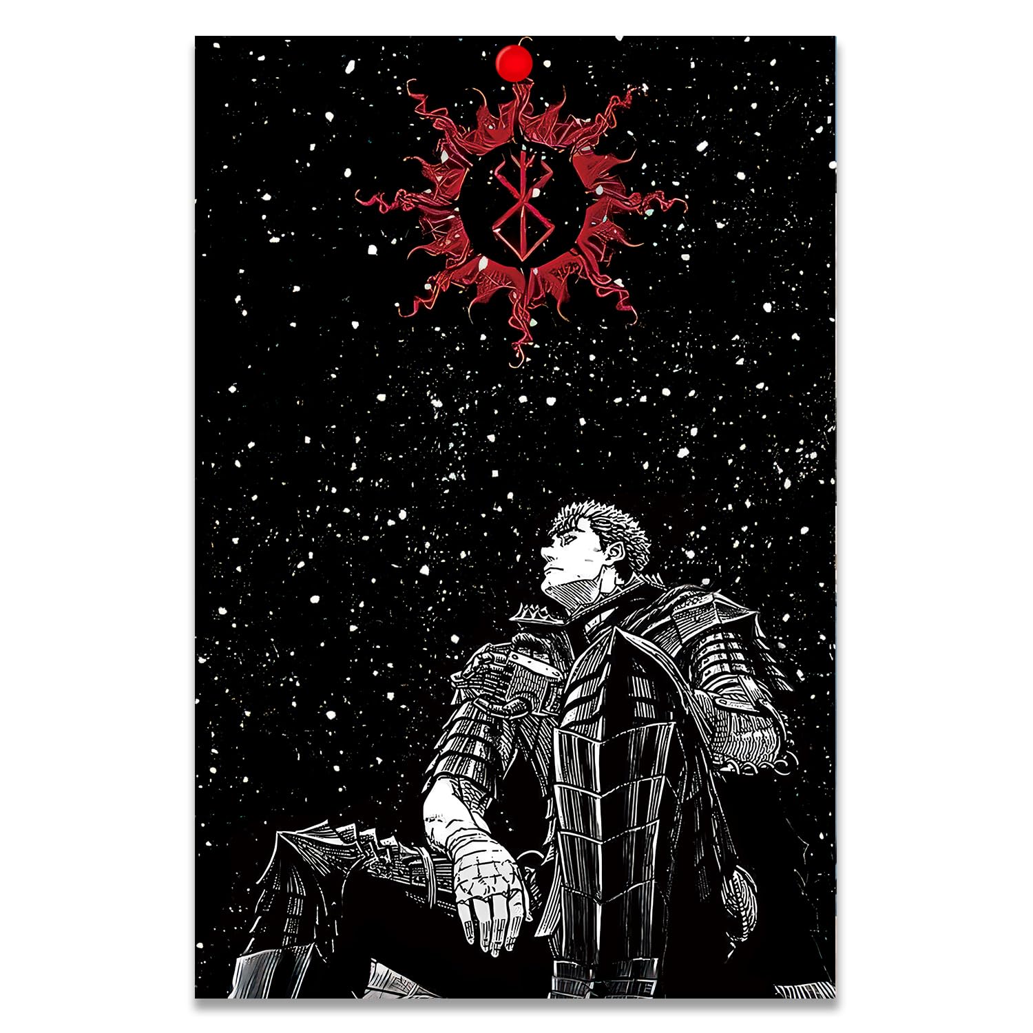 Amazon.co.jp: Thunwid アニメ ベルセルク ポスター ガッツ 星空