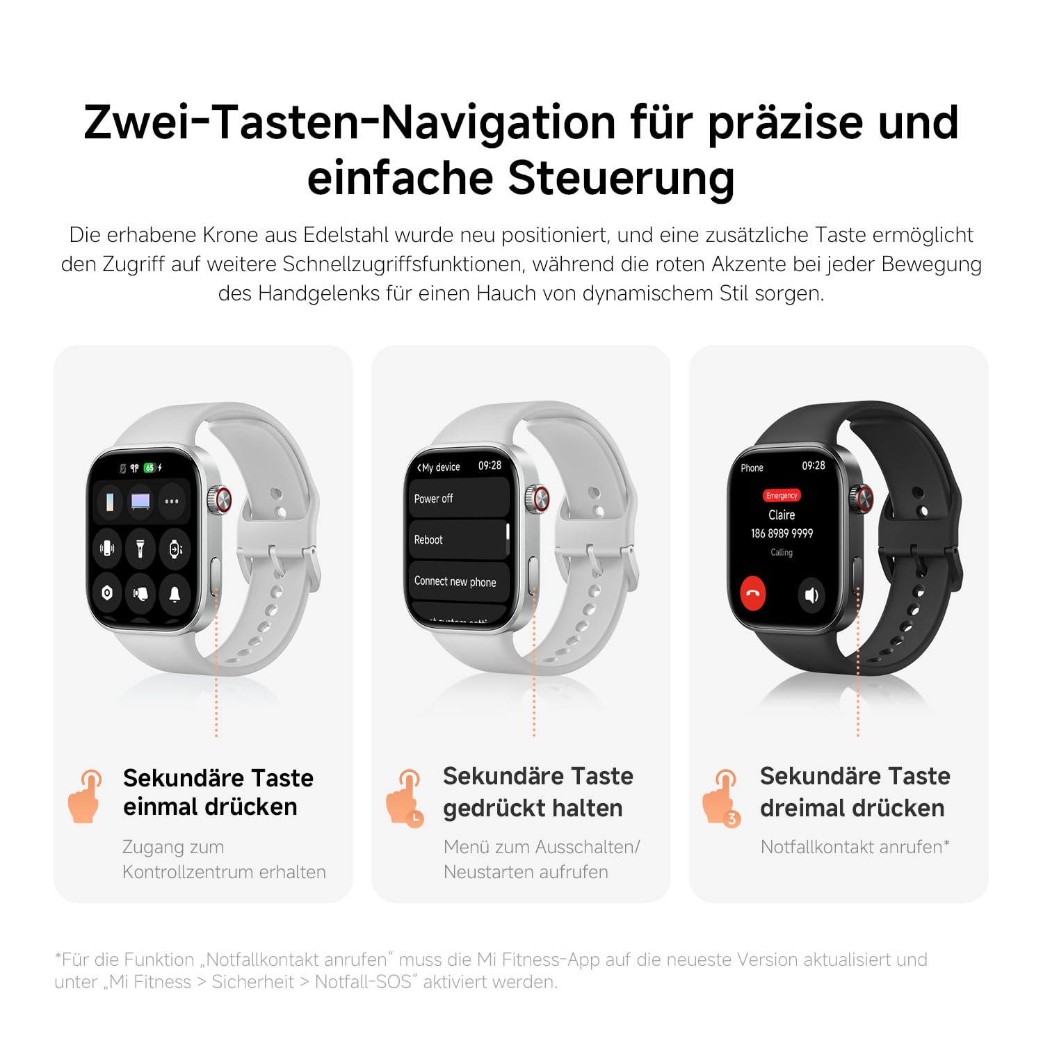 XIAOMI Redmi Watch 6 NFC, Smartwatch für Damen und Herren, 2.07'' AMOLED, Fitnesstracker mit Herzfrequenz-/Schlaf-, 150+ Sportmodi, 24 Tage Akkulaufzeit, 5ATM, GPS, Android&iOS, Black