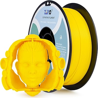 18 – ZIRO PLA High Speed, Up to 600mm/s Printing, 1.75mm HS-PLA Filament Spool, Fast Printing 3D Printer Filament 1.75 Speedy, Fits for Almost Al…