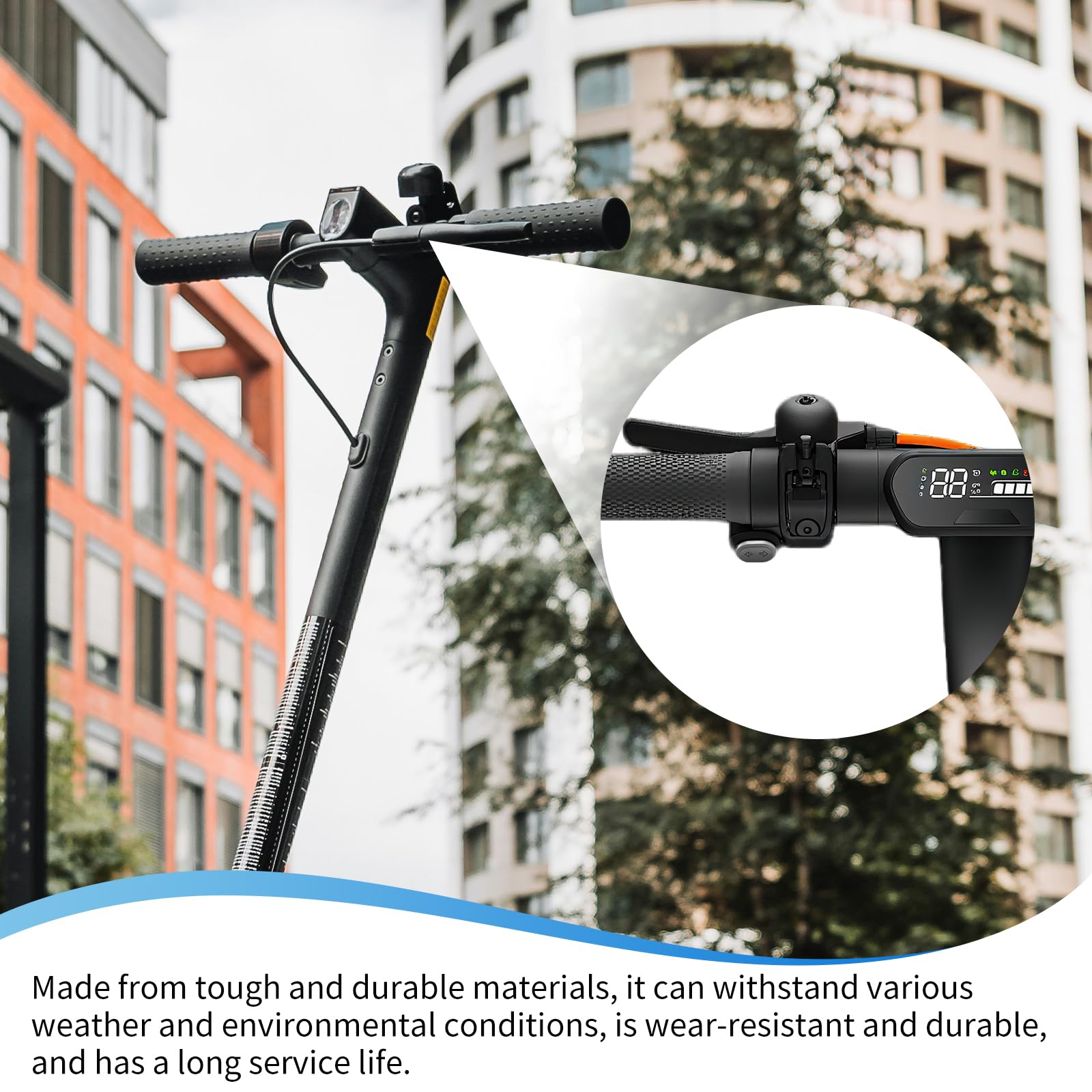 Przełącznik kierunkowskazów przycisk E Scooter dla Ninebot - przycisk do kierunkowskazów E Scooter akcesoria do kierunkowskazów rowerowych Kompatybilne z Ninebot E2 Pro/F2 Pro/G2 Max/F2/F2 Plus