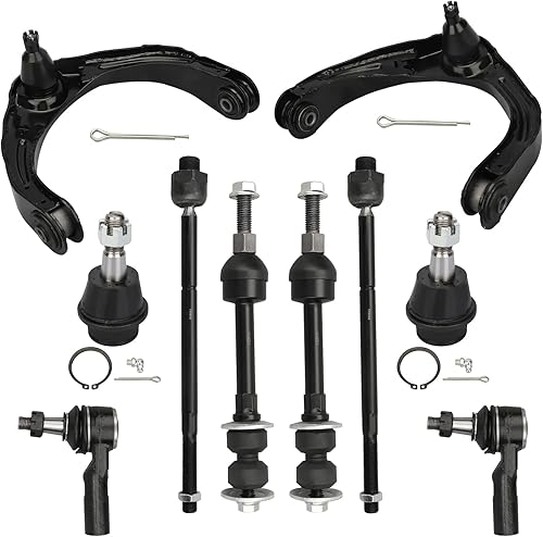 Brazos de control superiores delanteros 2WD 2WD para Dodge Ram 1500 2006 2007 2008 con rótulas inferiores estabilizador barra estabilizadora Enlaces