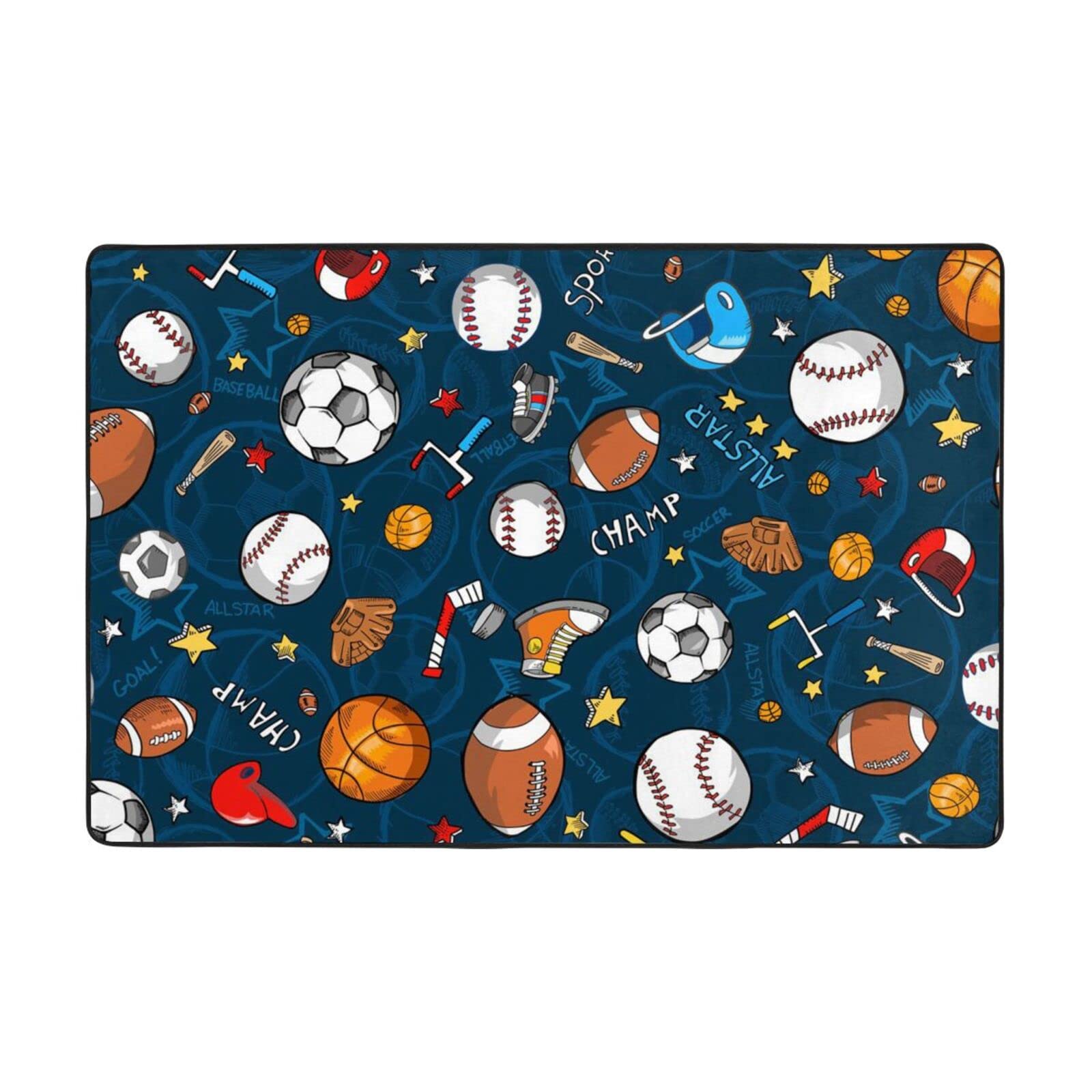 Tapis de sol en flanelle de salon au toucher ultra doux