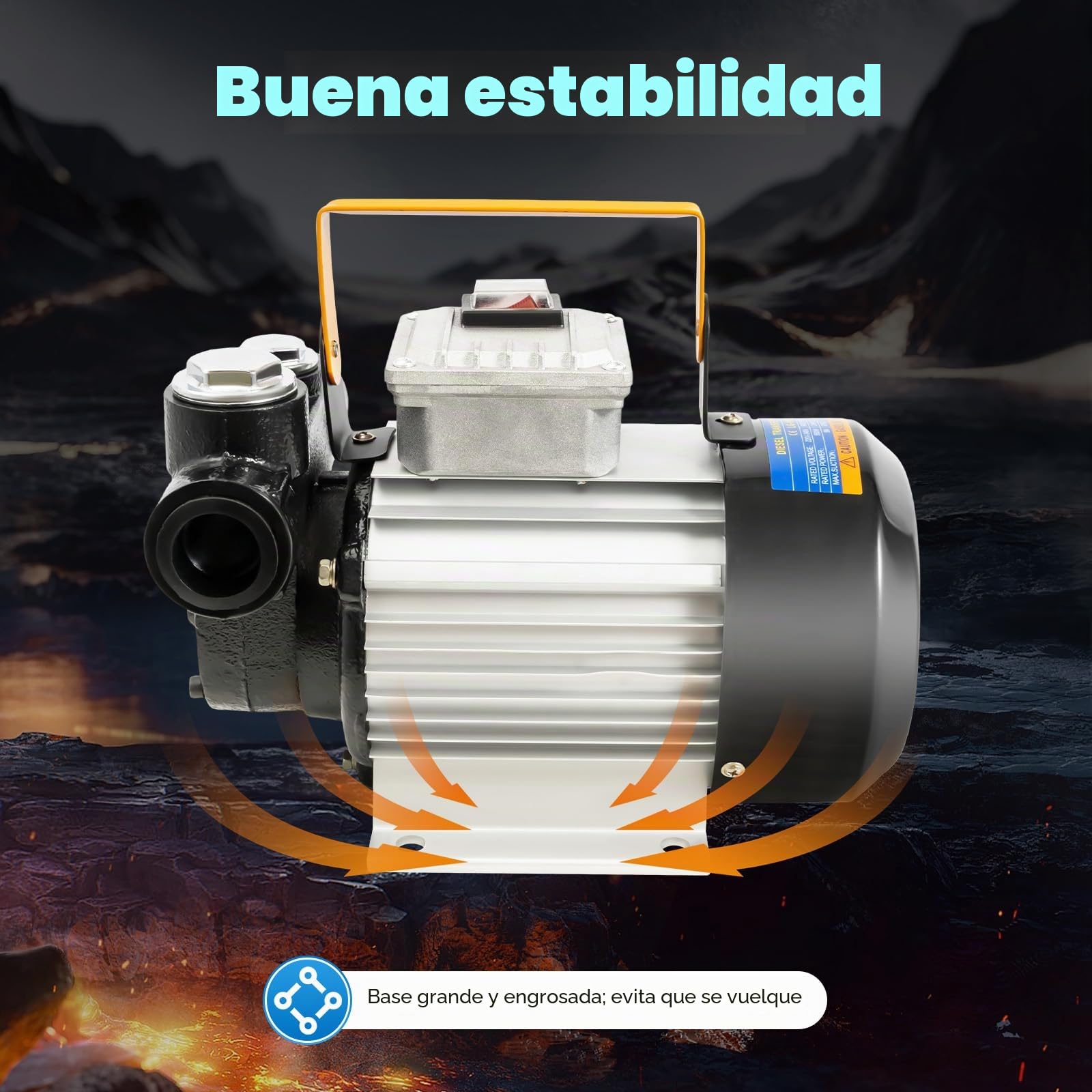 bomba de combustible, eléctrica autocebante, diésel 550 W, 220 V, extracción de aceite, transferencia de combustible diésel