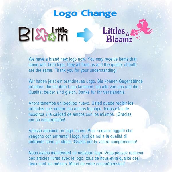 Littles and Bloomz, Reusable Pocket Cloth Nappy, Fastener: Popper, Set of 10, Patterns 1010, Without Insert - 5