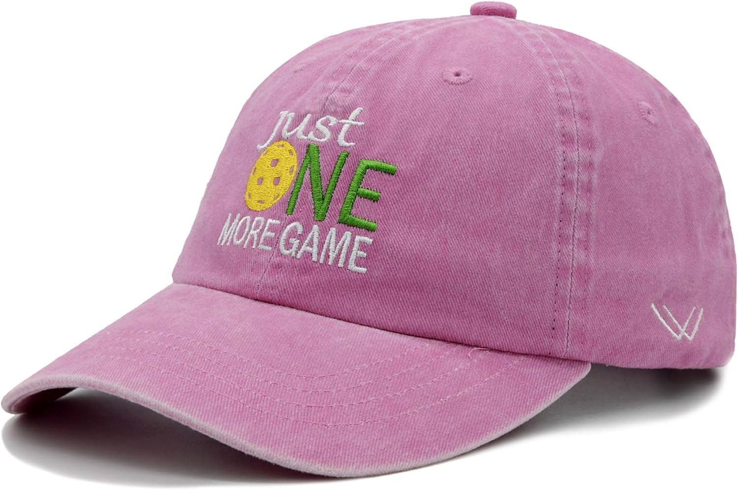 Waldeal Pickleball Hat,Adjustable Embroidered Washed Baseball Cap for Men Women - Image 2