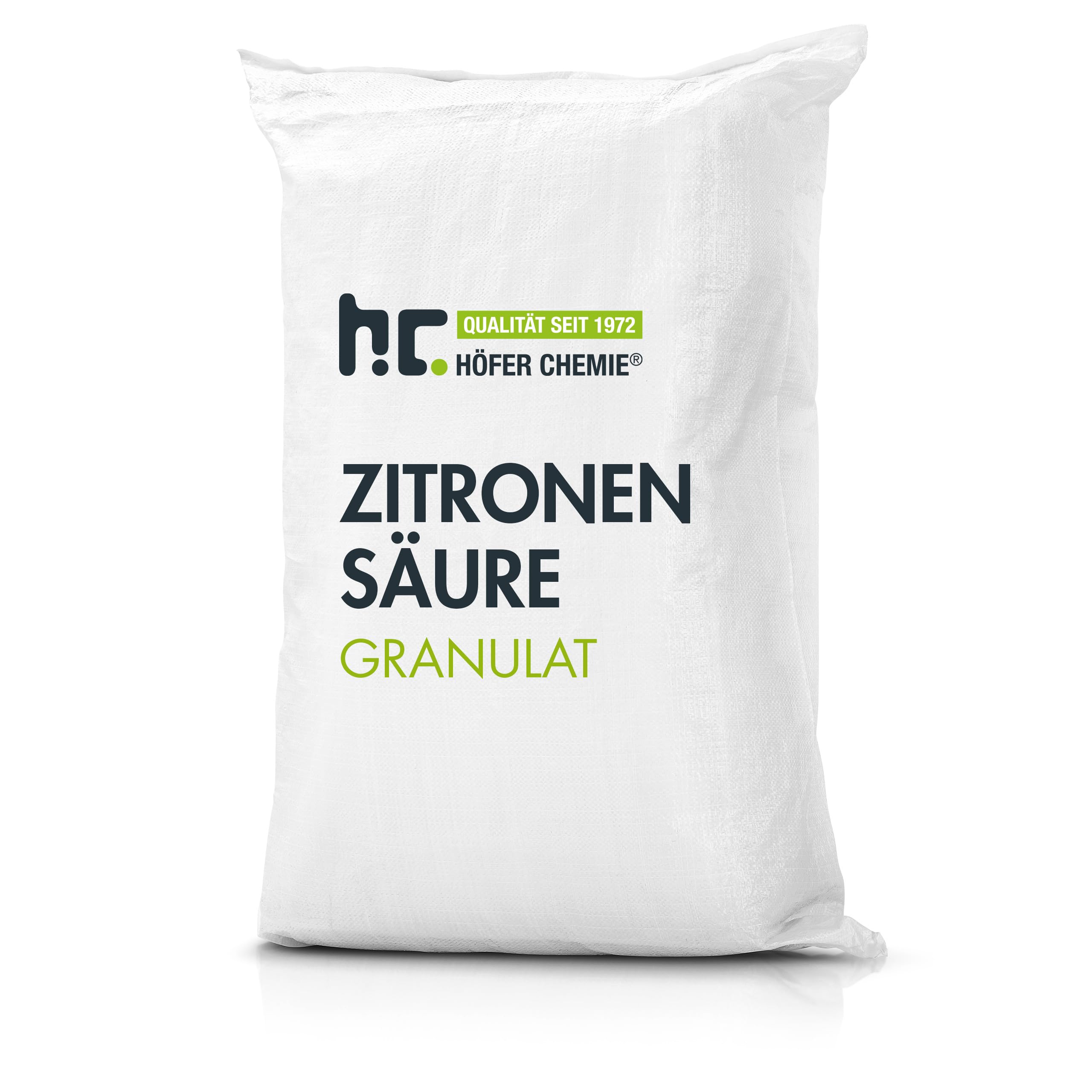 Höfer Chemie 25 kg Zitronensäure Granulat | In Lebensmittelqualität - Entkalker, Allzweckreiniger und für DIY Pflege- & Reinigungsprodukte
