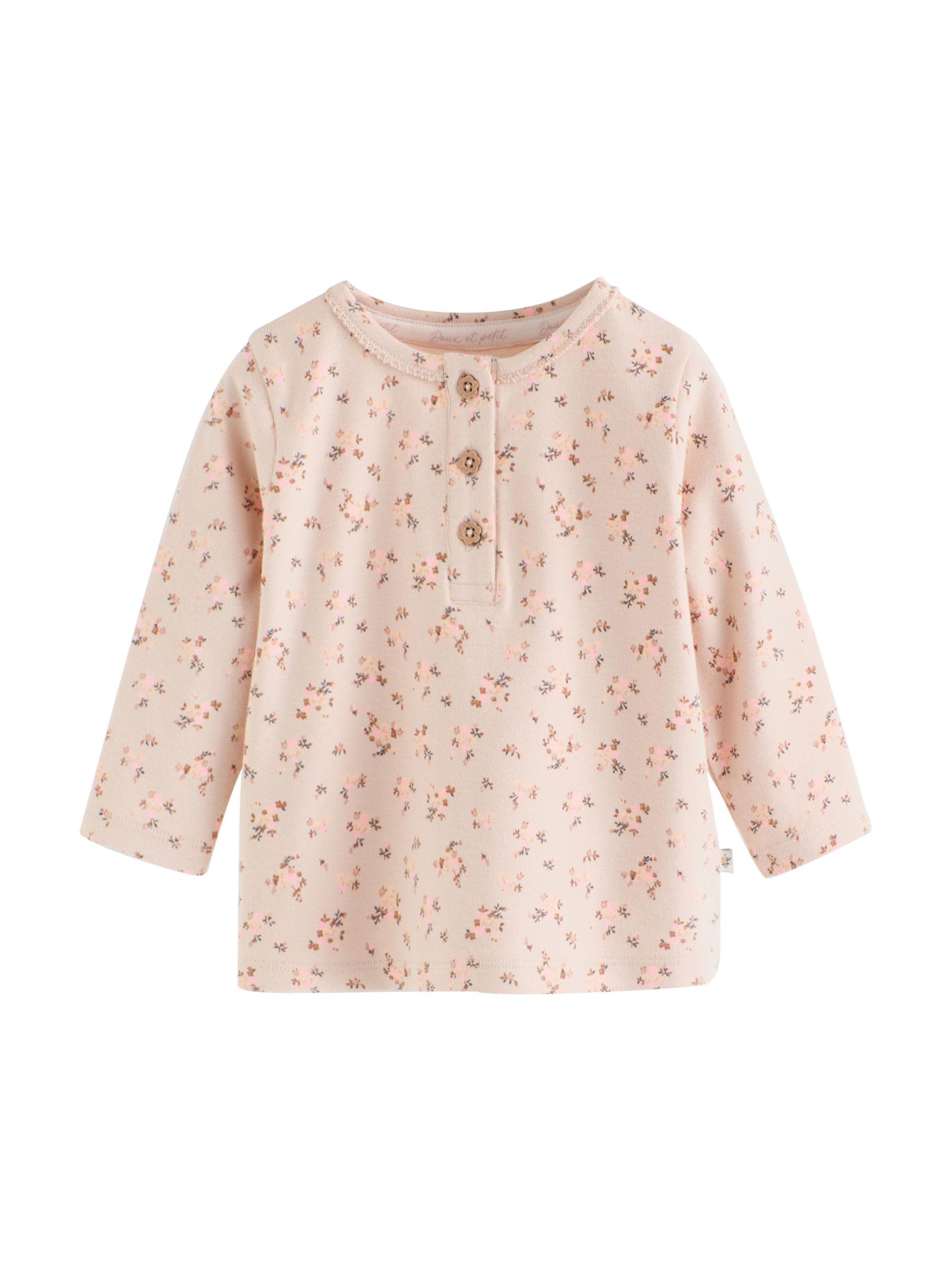 NEXT Baby Mädchen 6er-Set Baby Langarmshirt, T-Shirt und Leggings