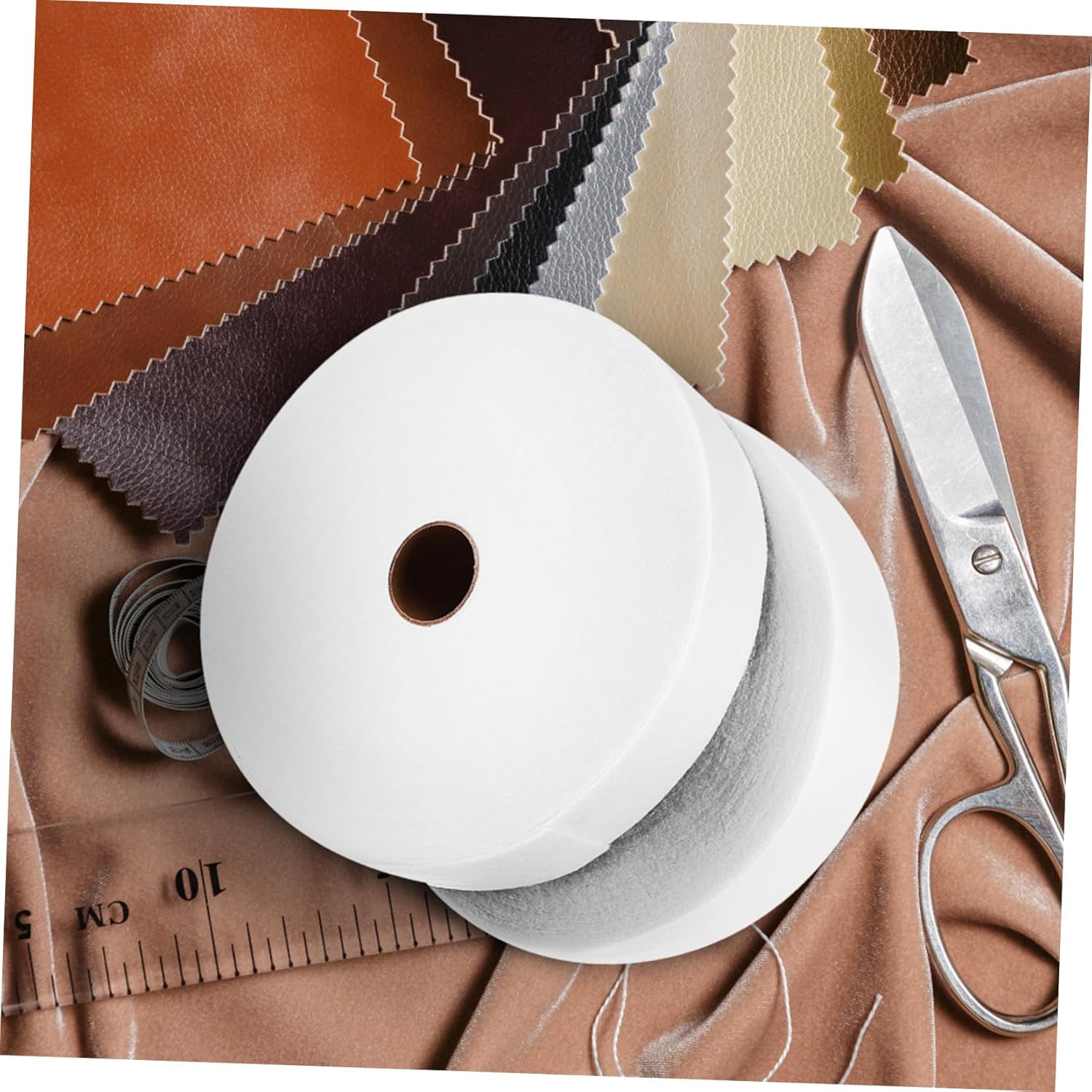 Angoily 2rolls Multi-Purpose Nonwoven Batting Quilting Fabric Microparticle Filtration Soft Airy for Soundproofing
