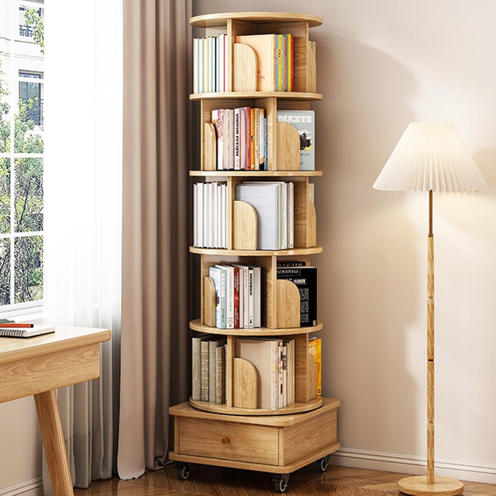 チェスト・キャビネット Antique Book open Shelf Caster Amazon.com: Bookshelf Bookshelf with Storage Drawer | Corner