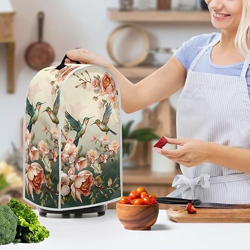 Miniatura 3 de DISNIMO Cubierta antipolvo para licuadora de colibríes, cubierta para batidora de pie o cafetera, cubierta para electrodomésticos antihuellas