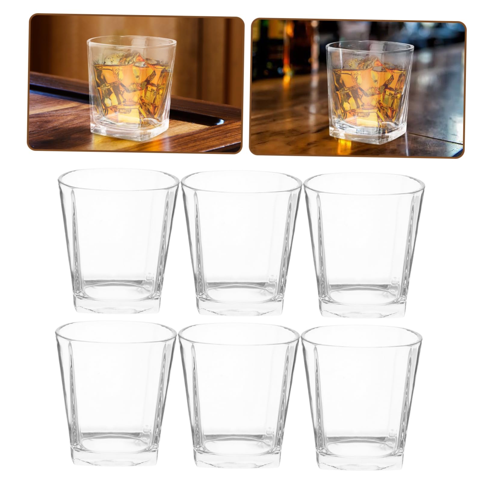 Copas De Whisky y Vino 6 Unids Diseño Minimalista Fiestas