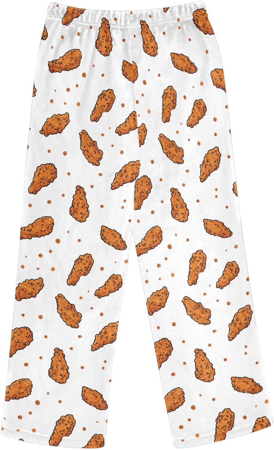 visesunny Cartoon Fried Chicken Boys Pants for Kids Fleece Bottoms Long Jogger Pants Trousers with Pockets Size 6-14Y