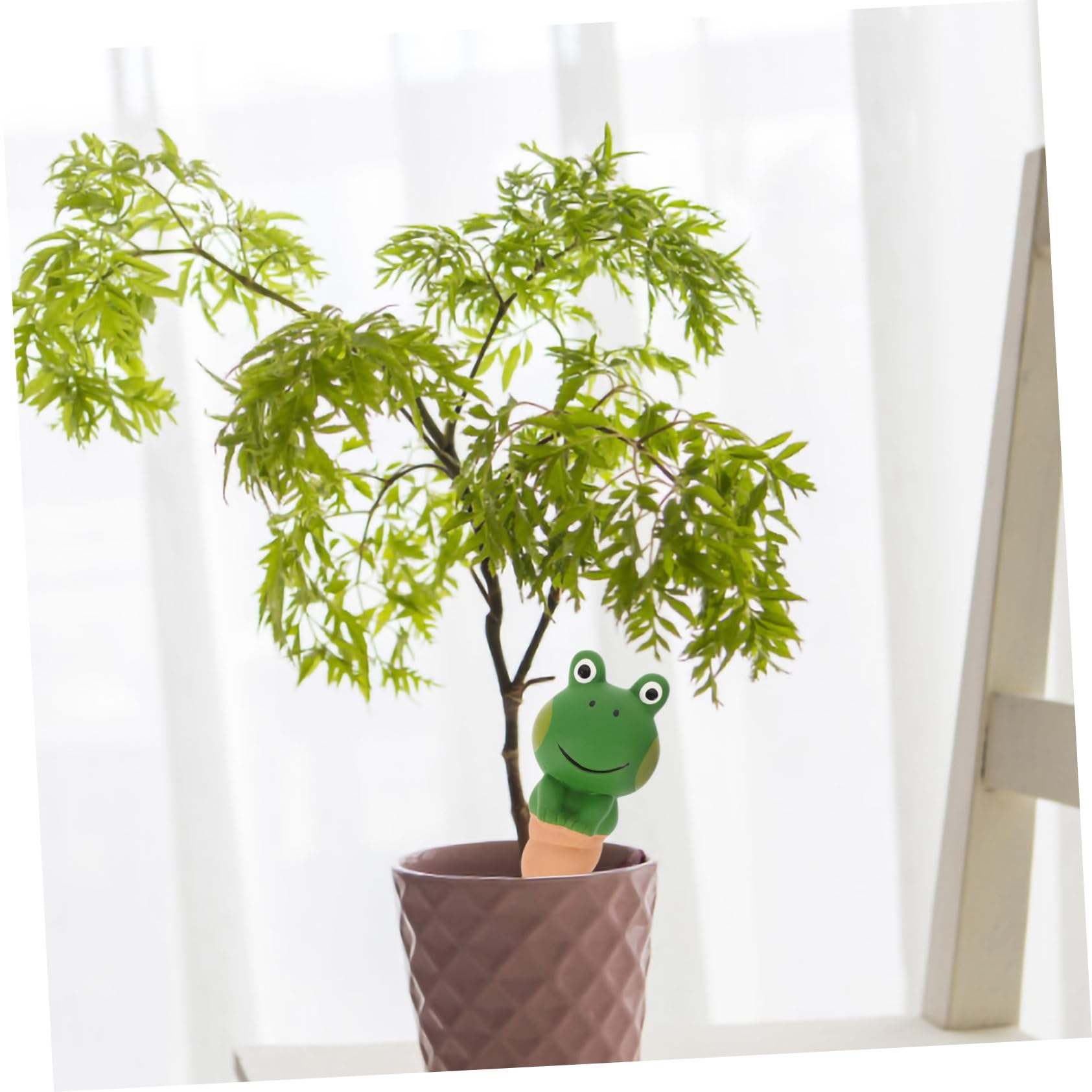 ibasenice 3 Ensembles Dispositif D'arrosage Automatique Appareil Irrigation Terre Cuite Usine Outil D'arrosage des Plantes Globes D'arrosage Céramique Green 4 Pièces * 3