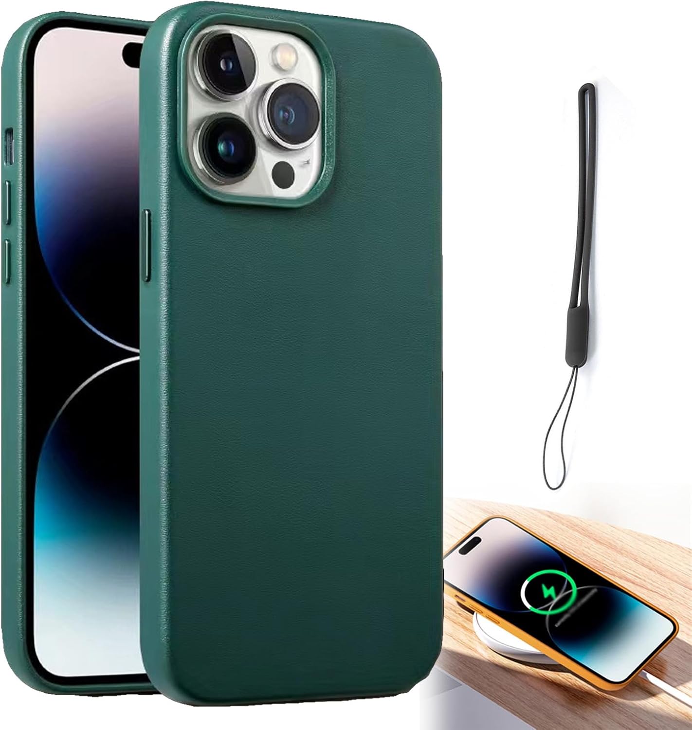 Swinizh FullGrain Leather for iPhone 16 Pro Case