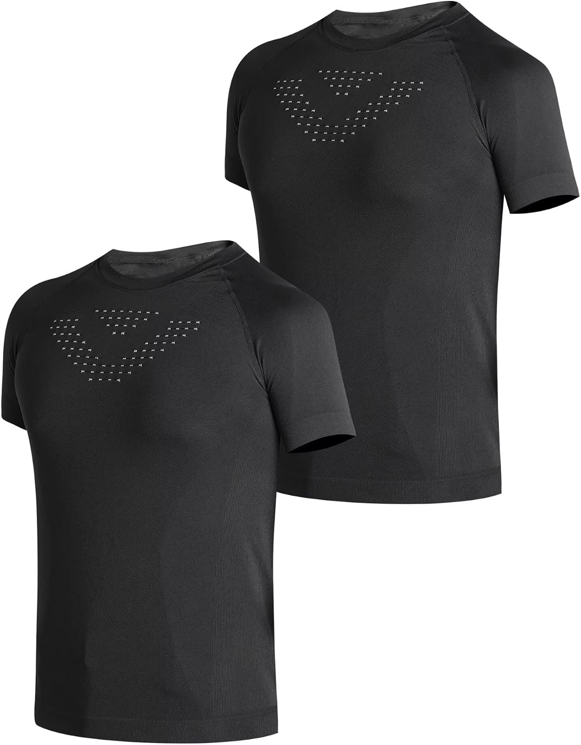 INBIKE Men's Slimming Compression Shirts Quick Dry Running T Shirts Athletic Shapewear Undershirt Short Sleeve Sports Top