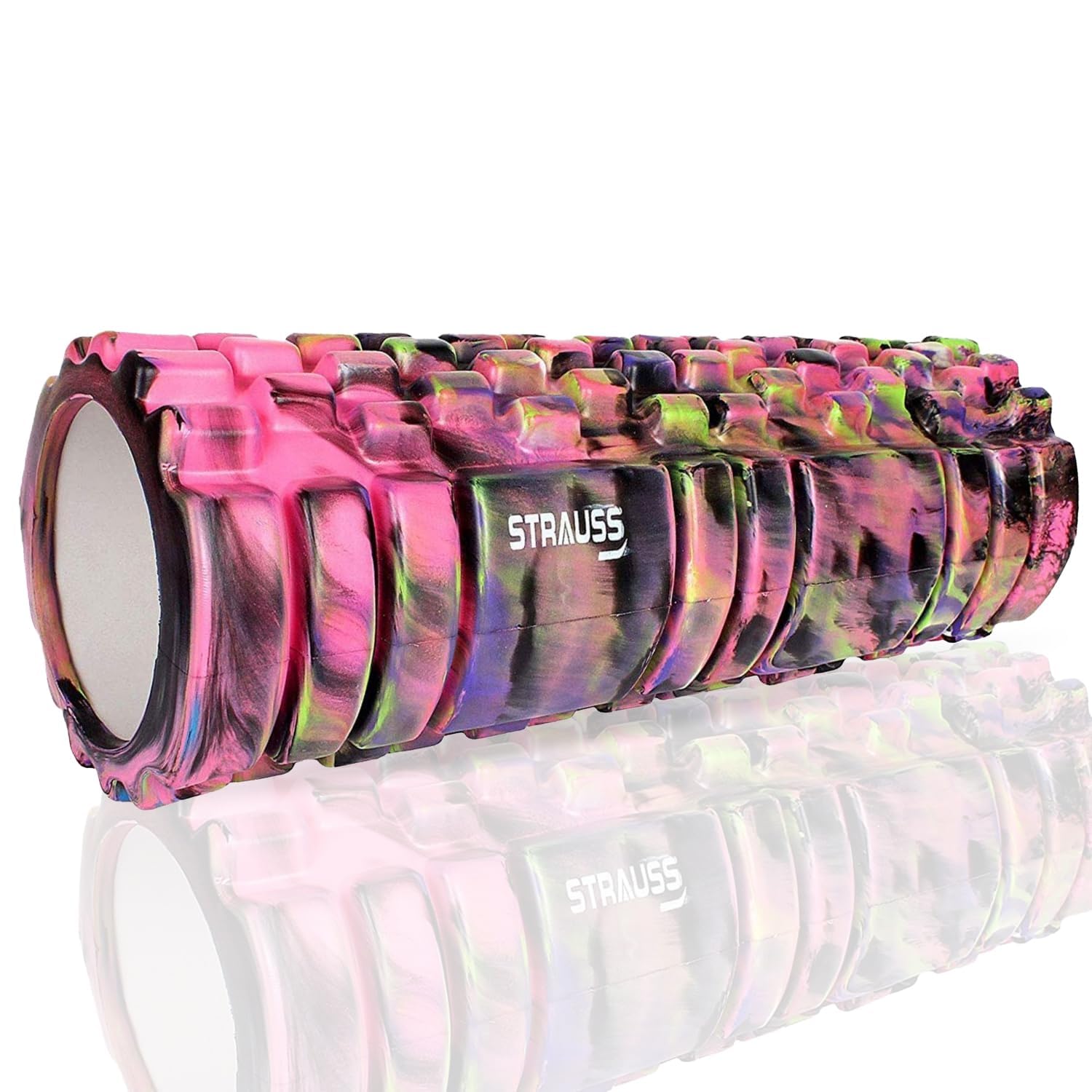 Strauss Deep Tissue Massage Foam Roller|High-Density Muscle Roller for Myofascial Release, Physical Therapy, Yoga, Pilates|Exercise Equipment for Deep Tissue Massage and Muscle Relief|45cm,(Pink) (B07QCSYV34) Amazon Price History, Amazon Price Tracker