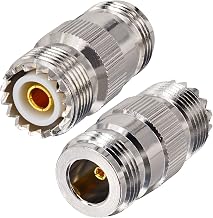 Dual N Female to UHF Coaxial Adapters