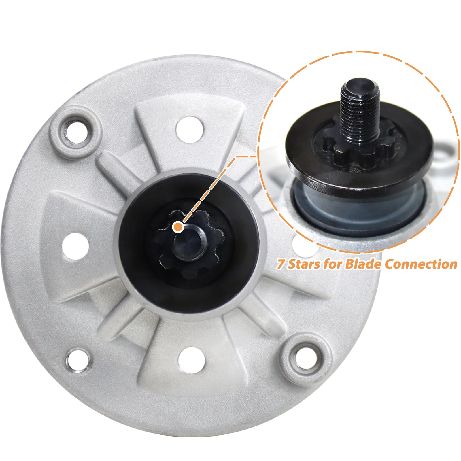 Amazon.com : Lawneagle 2 Pack AM136733 Spindle Assembly Replaces  