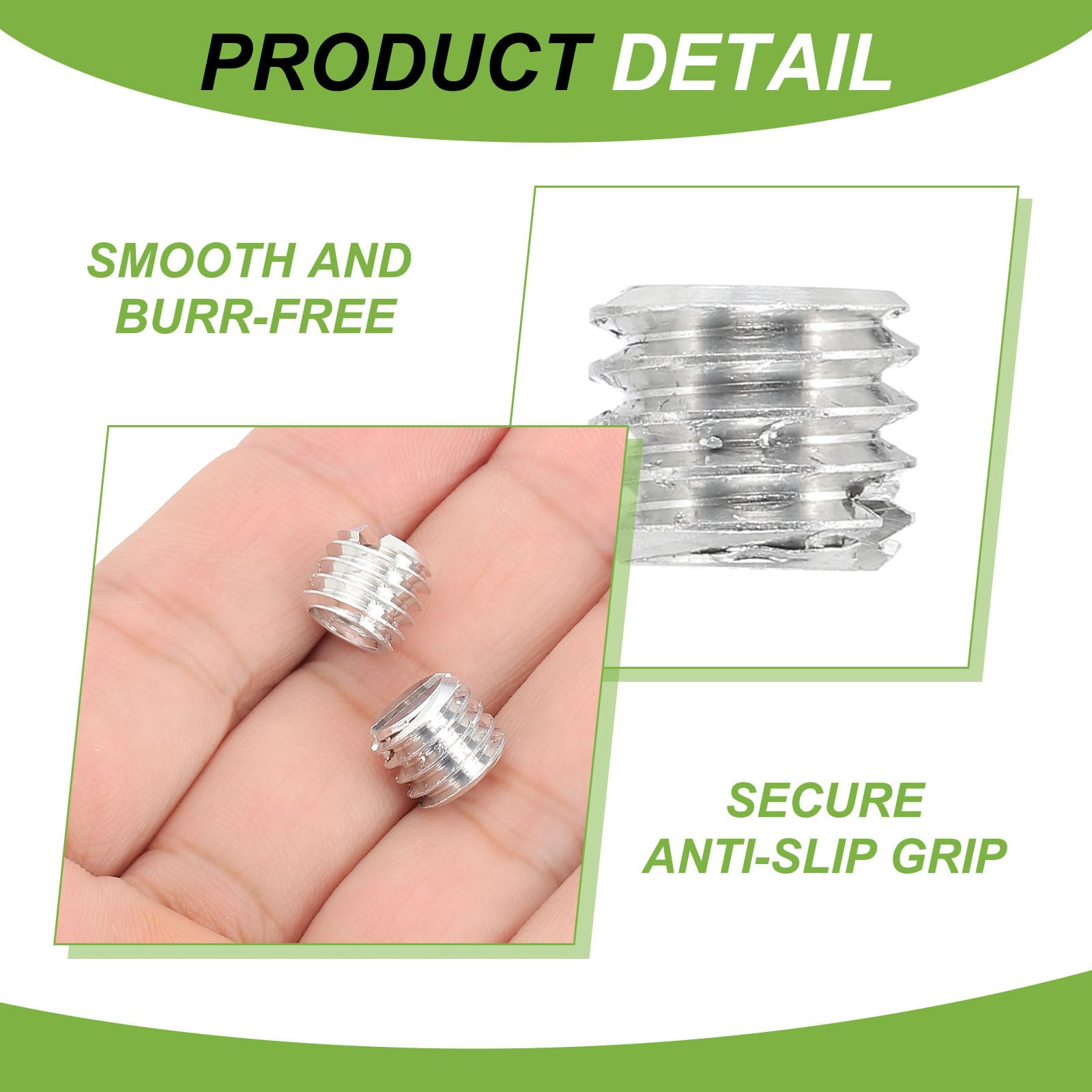PATIKIL Adattatore Da 1/4 Femmina A 3/8 Maschio – 5 Pezzi In Alluminio Per Treppiedi E Fotocamere