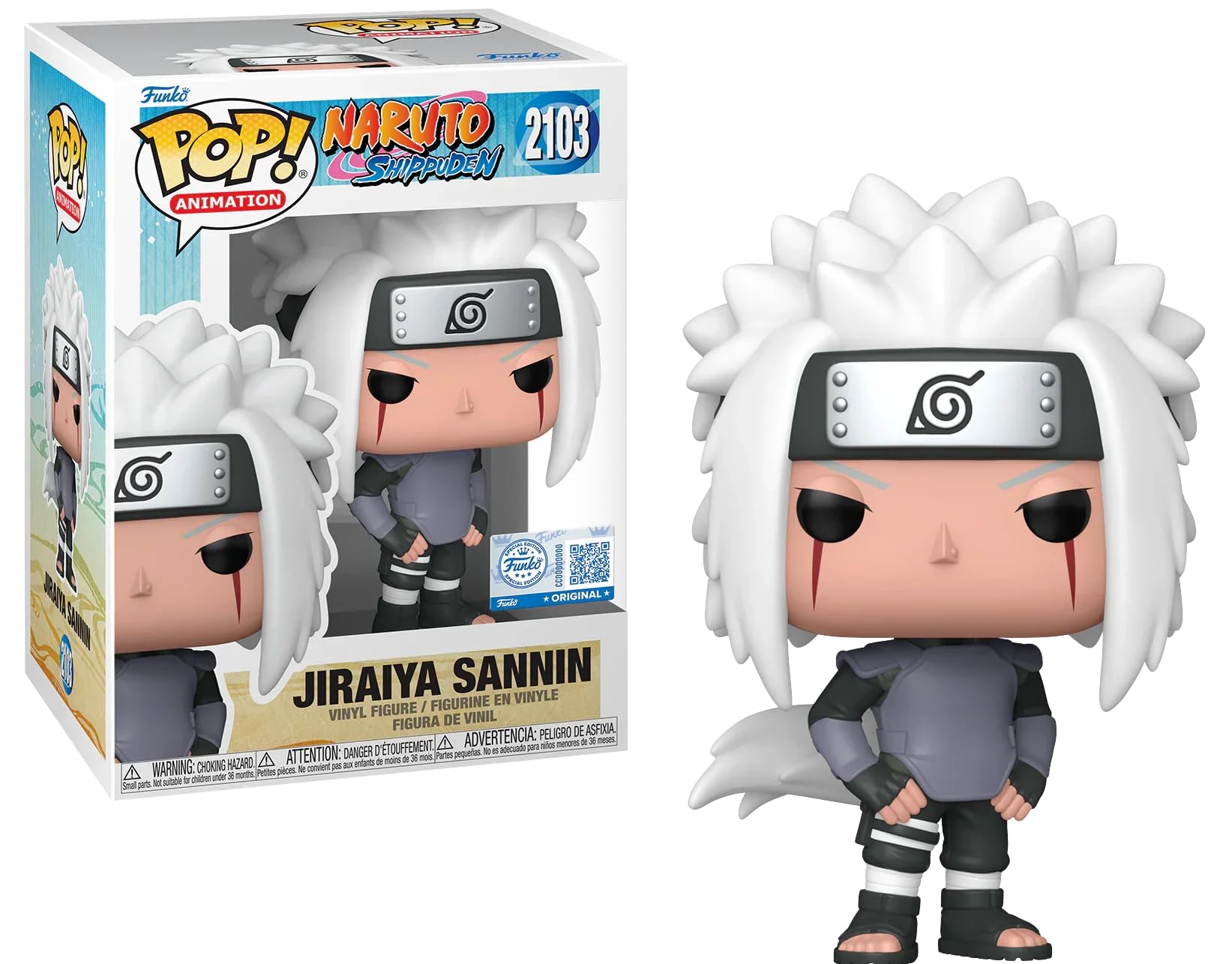 Pop Animation Naruto Shippuden 3.75 Inch Action Figure - Jiraiya Sannin #2103