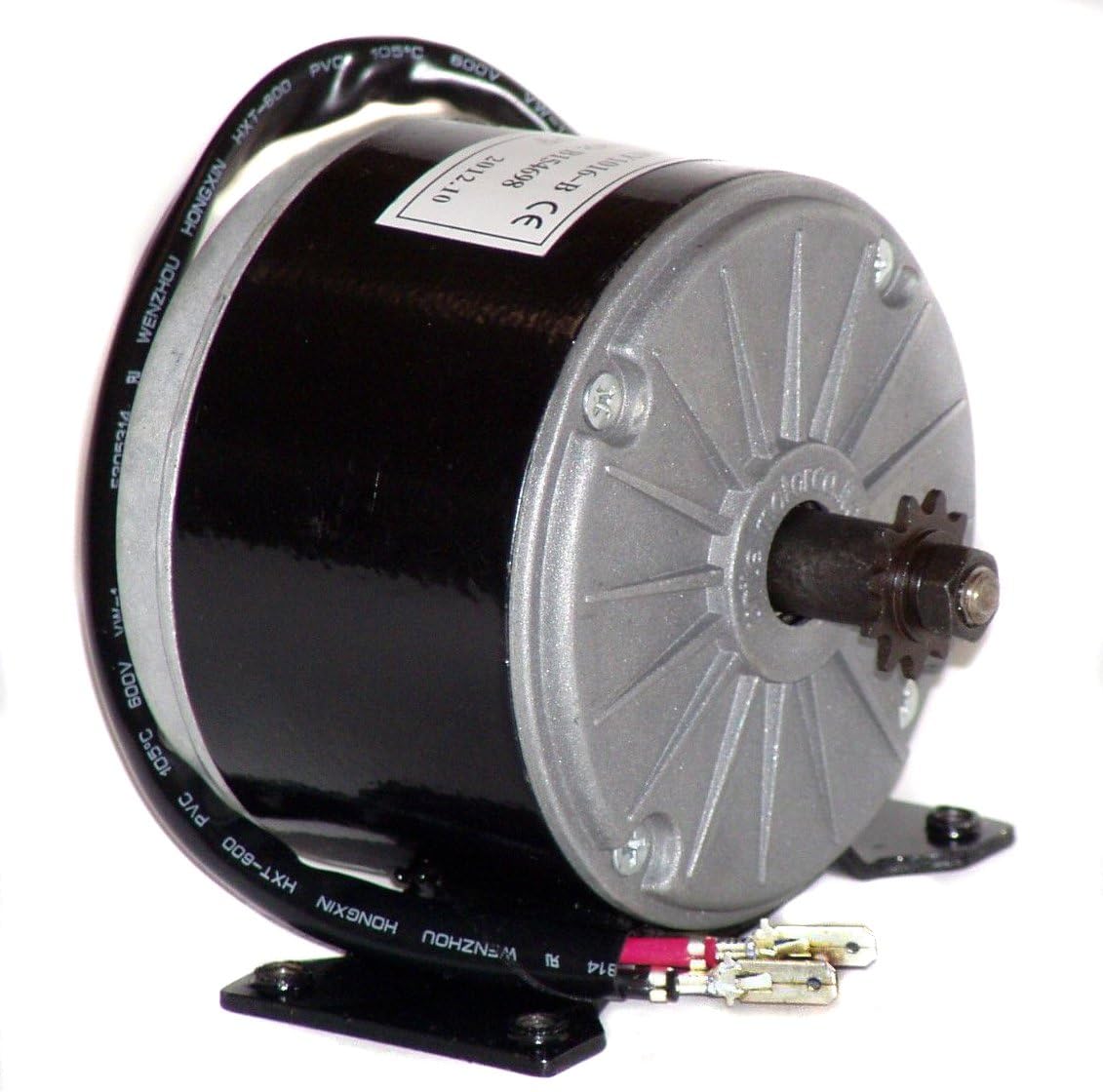 AXITRON Replacement for Razor Chain Drive 24v and 280 Watt Brush Electric Scooter Motor with 11-Tooth sproket