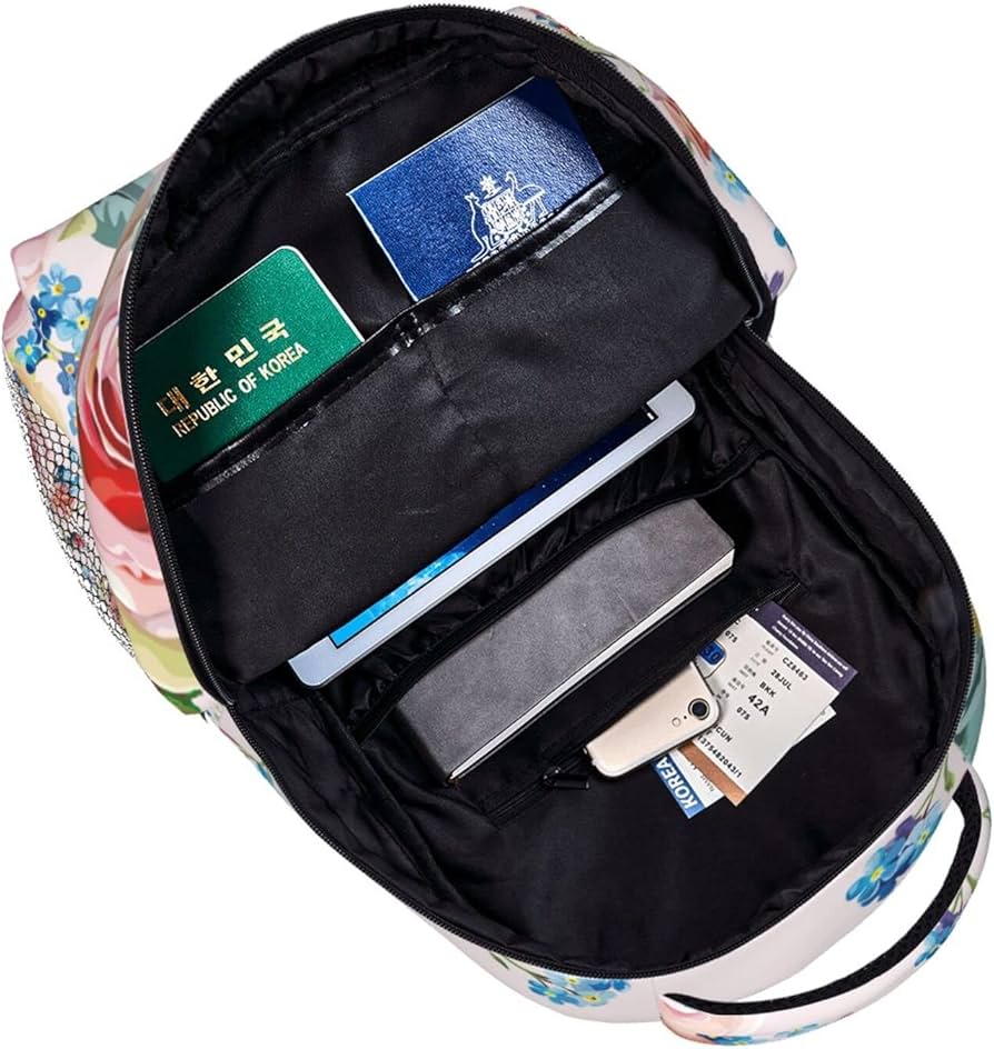 Amazon.co.jp: バックパック カラフル 花柄 リュック リュックサック