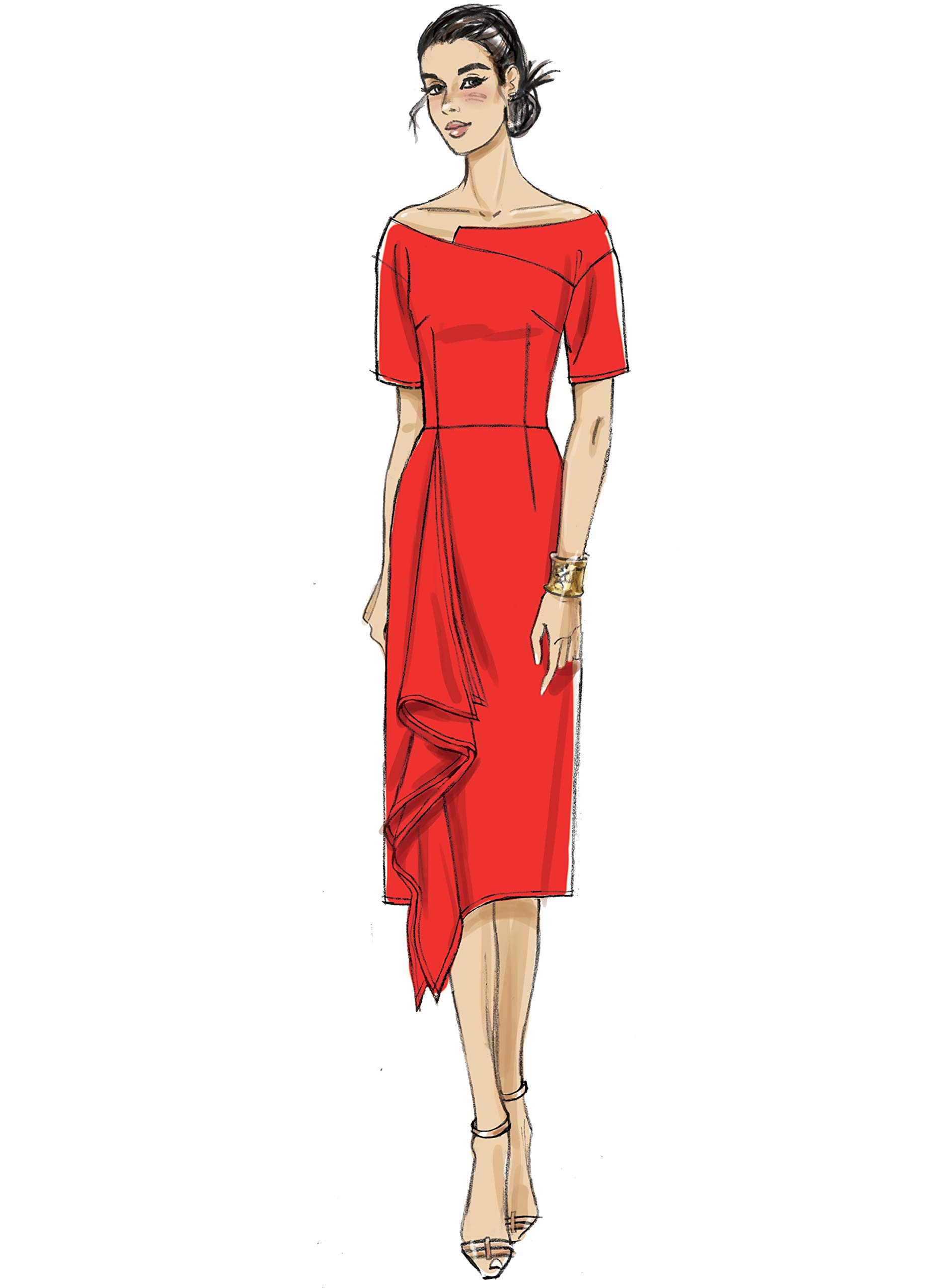 vogue off the shoulder dress pattern My Vogue V1392 off the shoulder dress pattern review for Sewing World magazine