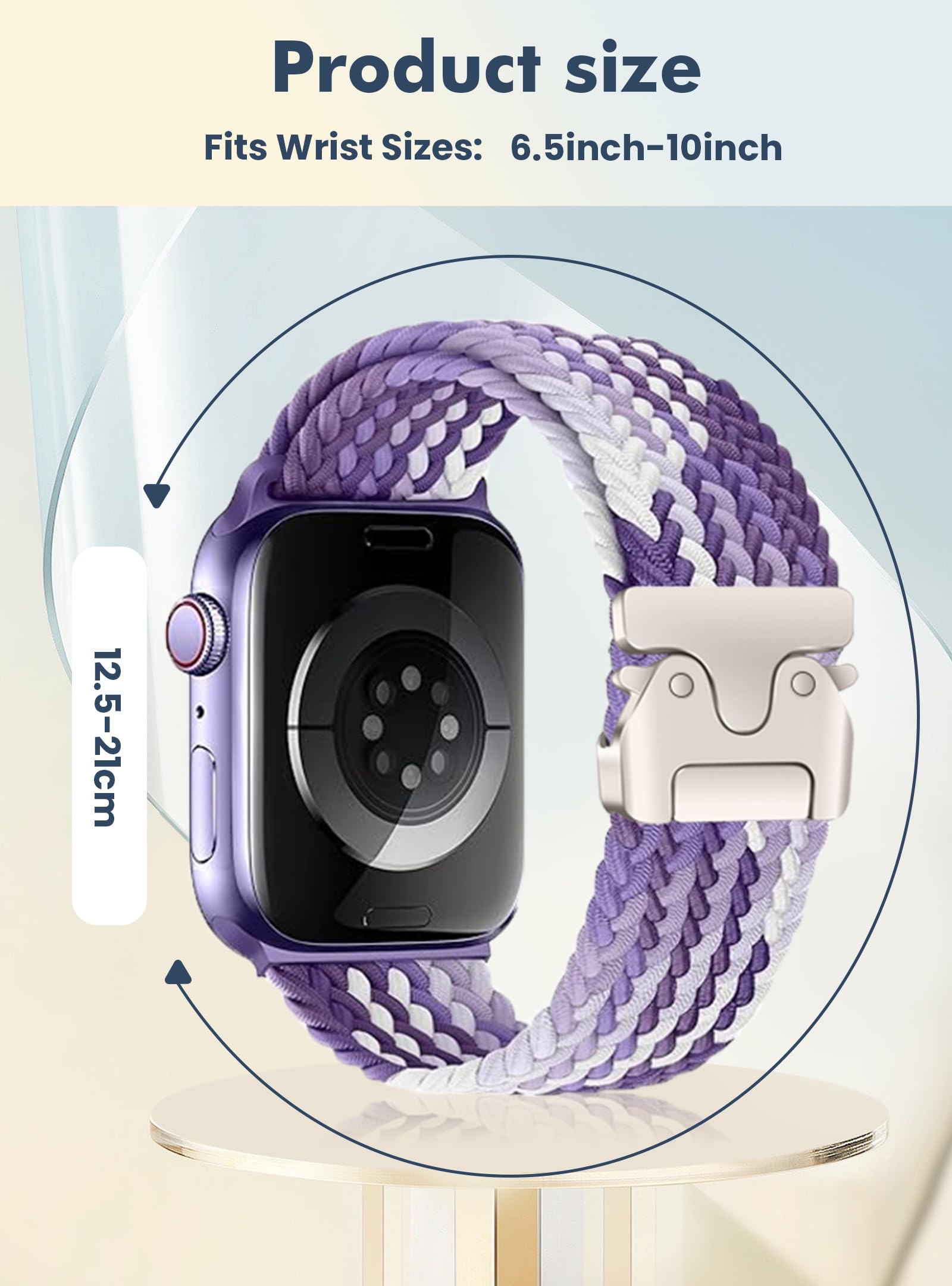 Amazon.com: Yeahxing Nylon Braided Band for Apple Watch Ultra/2