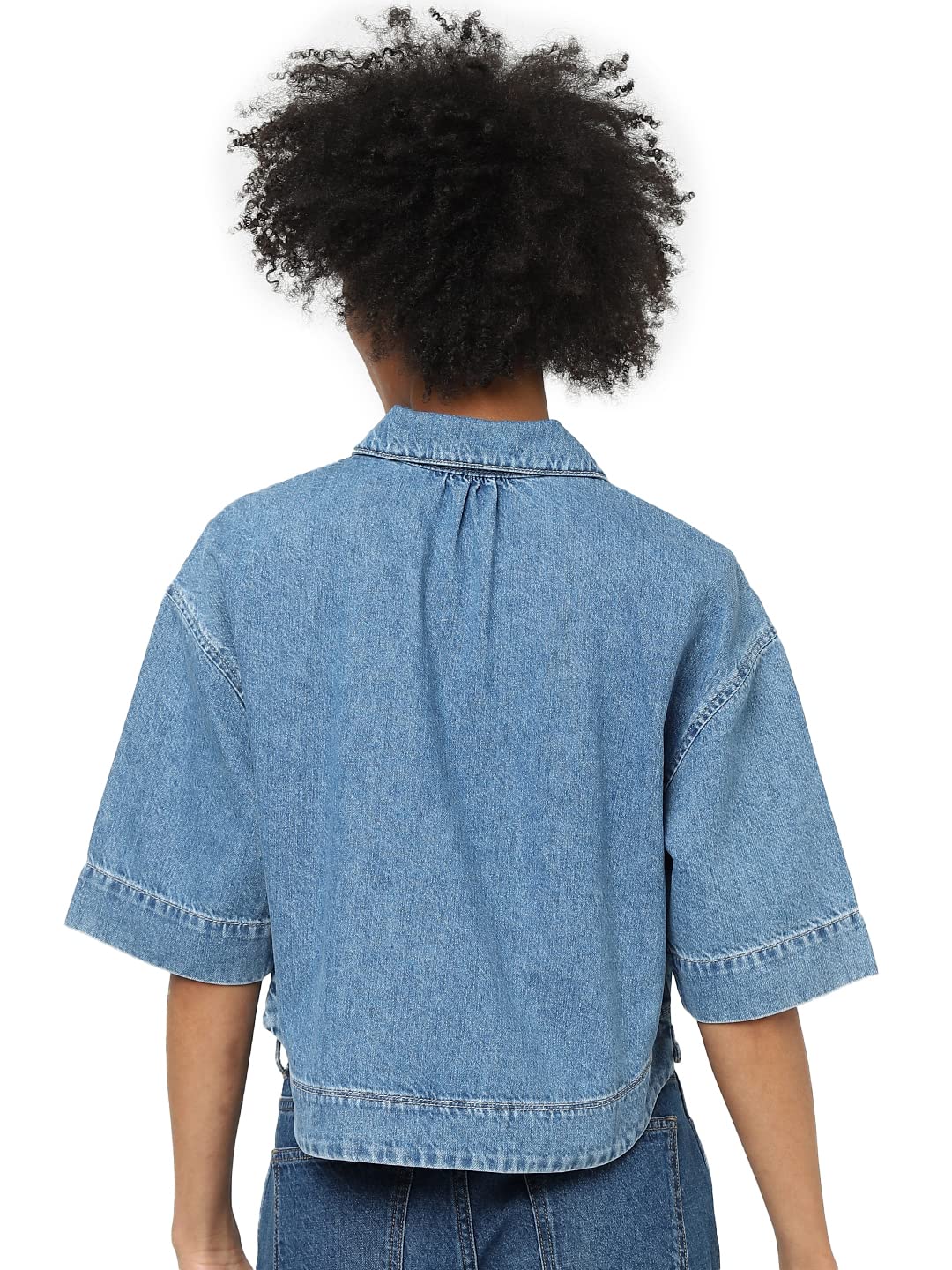 ONLY Onlcleo Life SS Crop DNM Shirt PIM Noos Onlcleo Life SS Crop DNM T-Shirt PIM Noos Femme (Lot de 1)