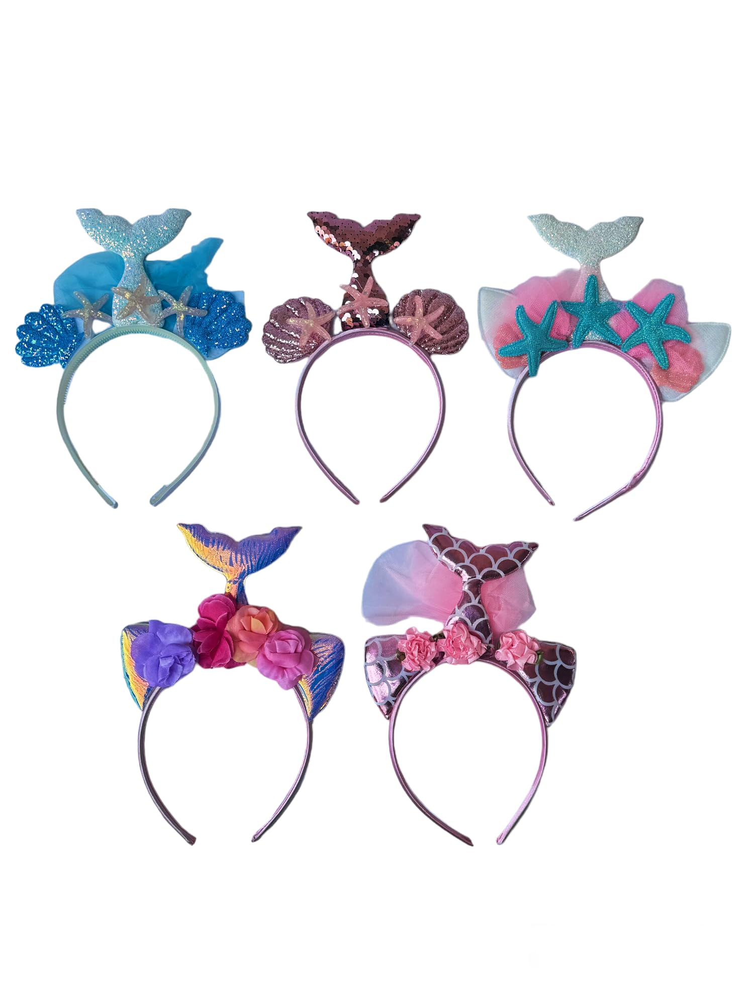 PartyToko Mermaid Head Band Hair Hoop with headband for Party Hair Accessories for Girls any 1pcs mix (B0CW3LQ26X) Amazon Price History, Amazon Price Tracker
