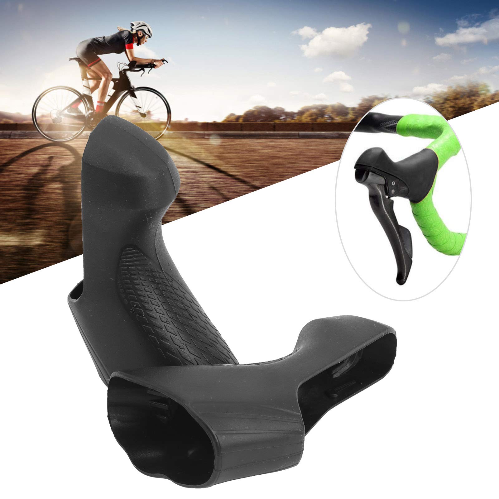 Protections De Levier De Vitesse Pour Vélo - Noir, Antidérapantes, Compatible Shimano 4700/5800/6800