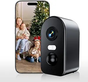 4G LTE Cellular Security Camera Indoor, No WiFi Wireless Camera with SIM Card & Unlimited Data Plan, 2K Security Camera with Motion Detection, Color Night Vision, 2-Way Talk for Remote Areas asin的图片