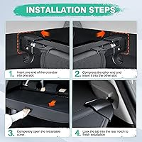 Vista 73 de Powerty Cubierta de Carga para Accesorios Kia Sportage 2023-2025 2026, Textura de Lona Cubierta Retráctil para Maletero Trasero de Carga de Equipaje