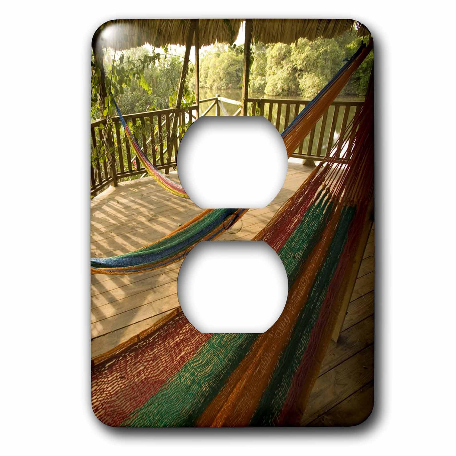 Hamac de luxe Belize plaque double prise design John & Lisa Merrill