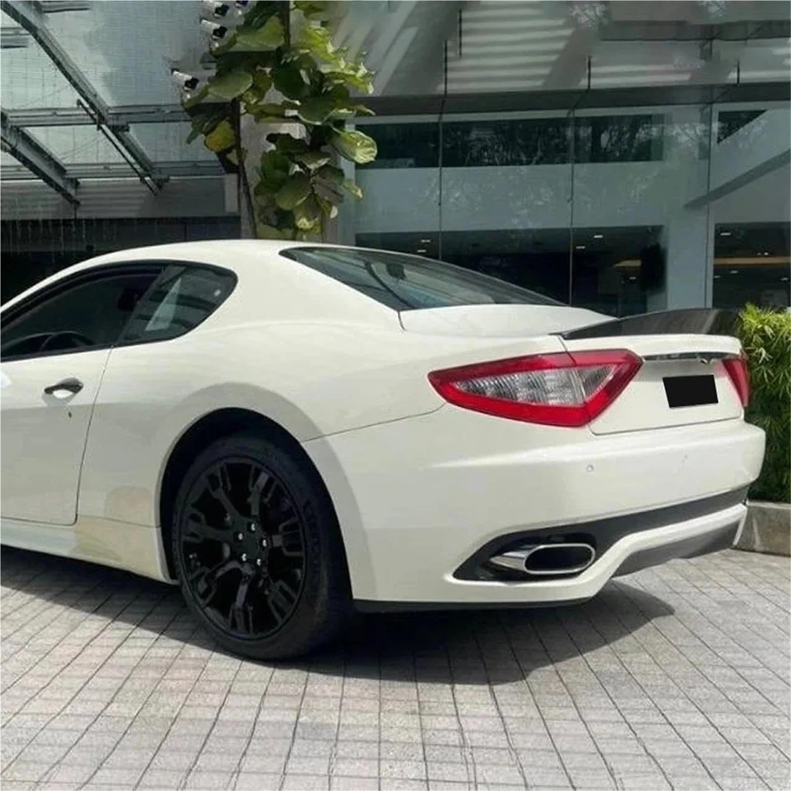 Dla Maserati Dla GranTurismo Coupe 2-Door 2012-2014 Spoiler Bagażnika Skrzydło Na Klapie Lotka Tylny Dekoracyjny Dodatek Spojler Tylny Trunk Wing