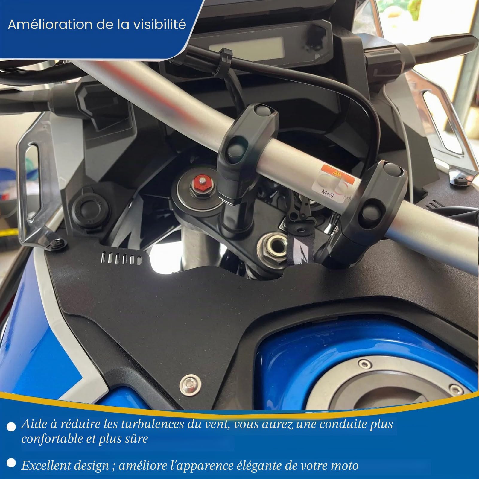 Replacement for Africa Twin CRF1100L CRF 1100L CRF 1100 L Accessoires 2020 2021 2022 2023 Déflecteur d'air pour réservoir de Carburant