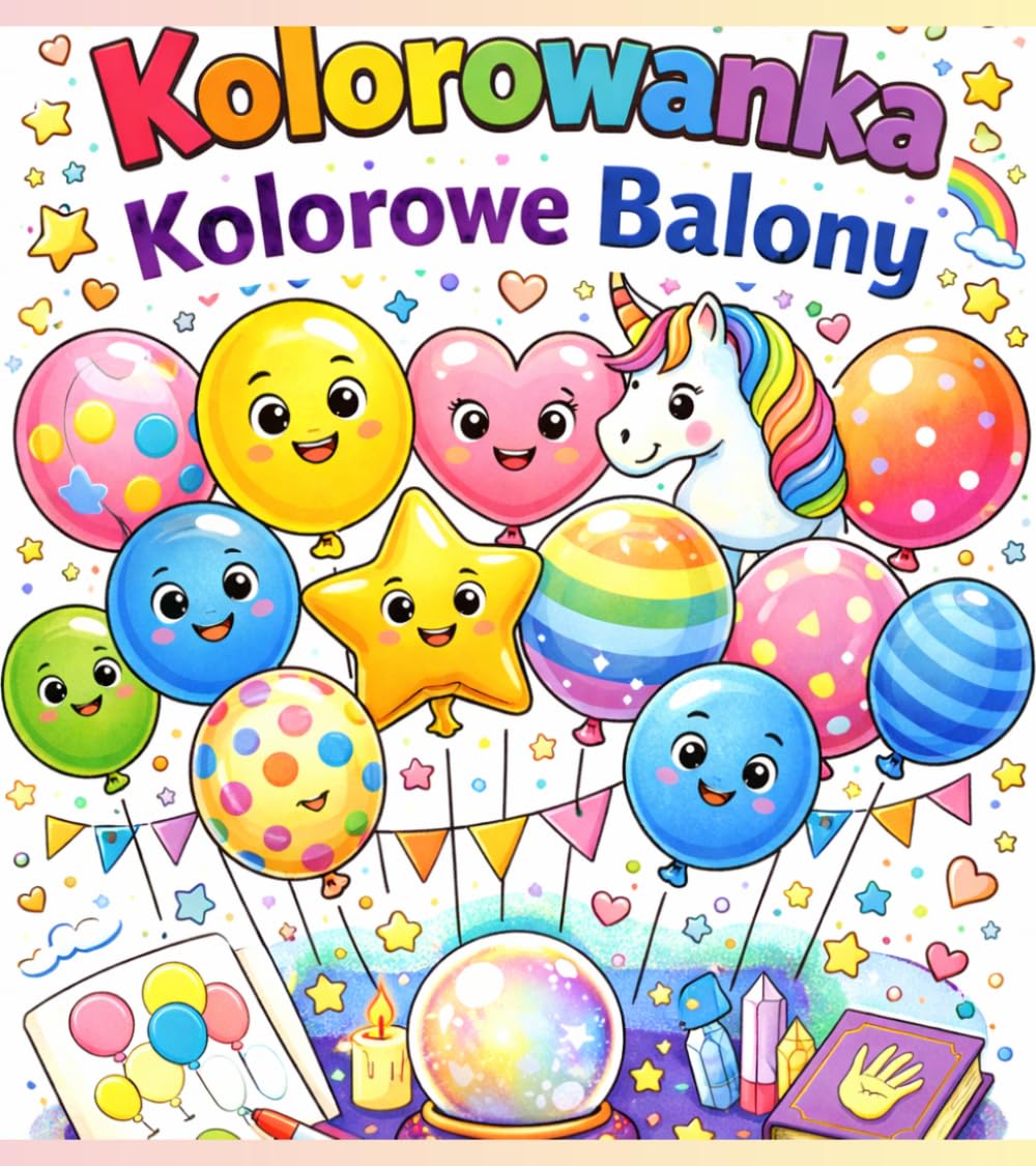 Kolorowanka Kolorowe balony