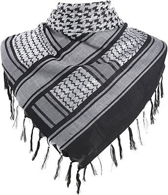 Foulard Léger En Coton à Franges - Chèche Unisexe Pour Plein Air, Camping, Look Boho