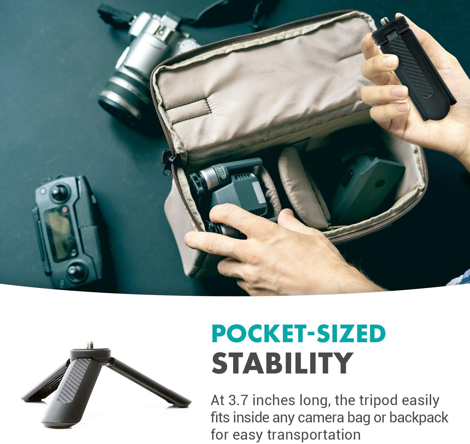 Movo Smartphone Video Rig with Tripod, Shotgun Microphone, Grip Handle, Wrist Strap Compatible with iPhone, Android and Other Smartphones - Perfect for TIK Tok or Vlogging Equipment
