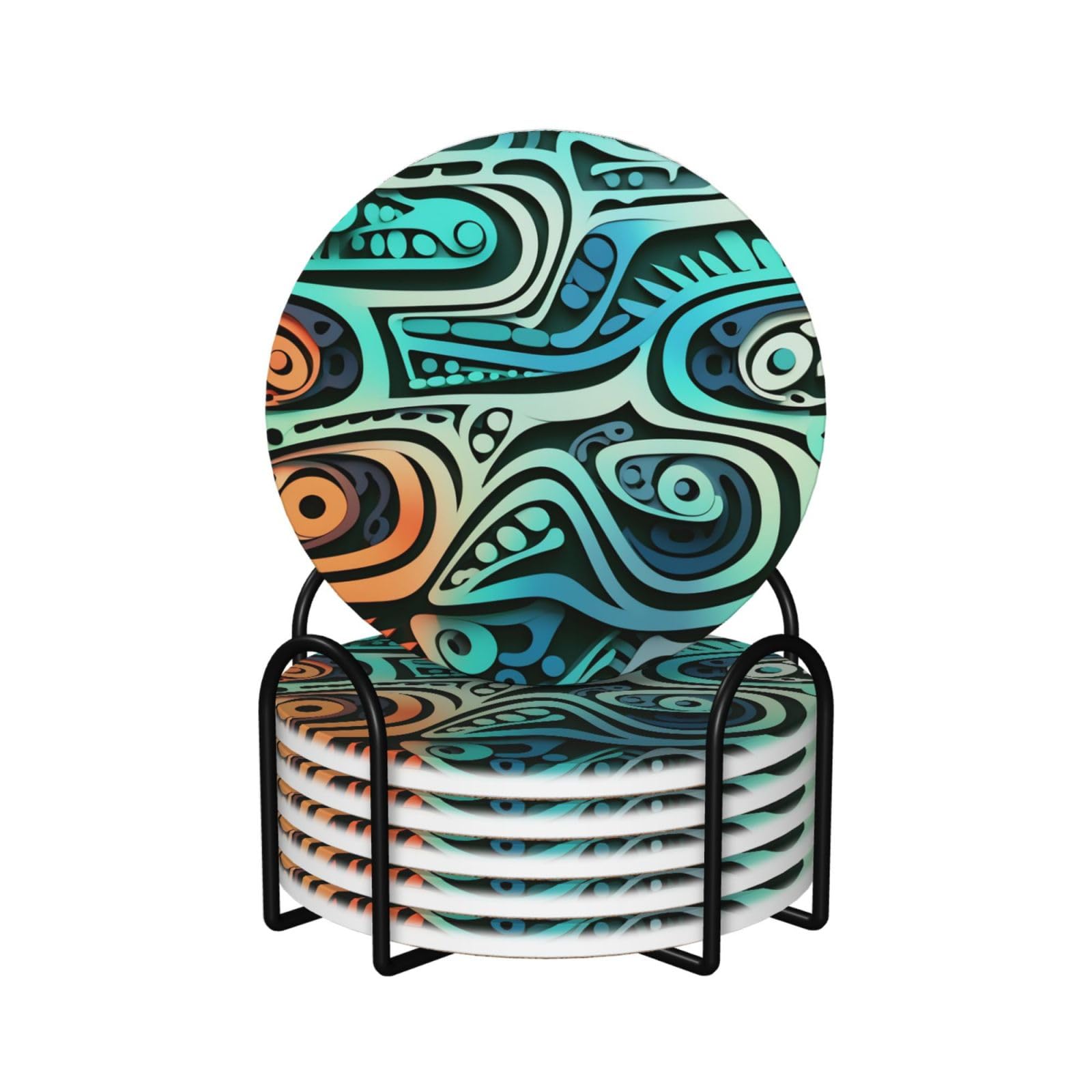 Dessous de verre pour bureau et cuisine tapis de protection thermique en céramique
