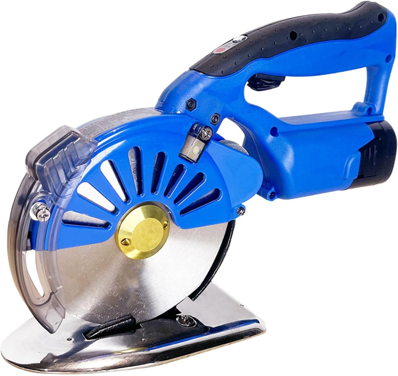 Fabric Cutter, 125mm Rotary Fabric Cutter, 40mm Cutting Height, Wireless Electric Rotary Cutter, Adjustable Speed Electric Scissors, for Cutting Fabric and Cotton