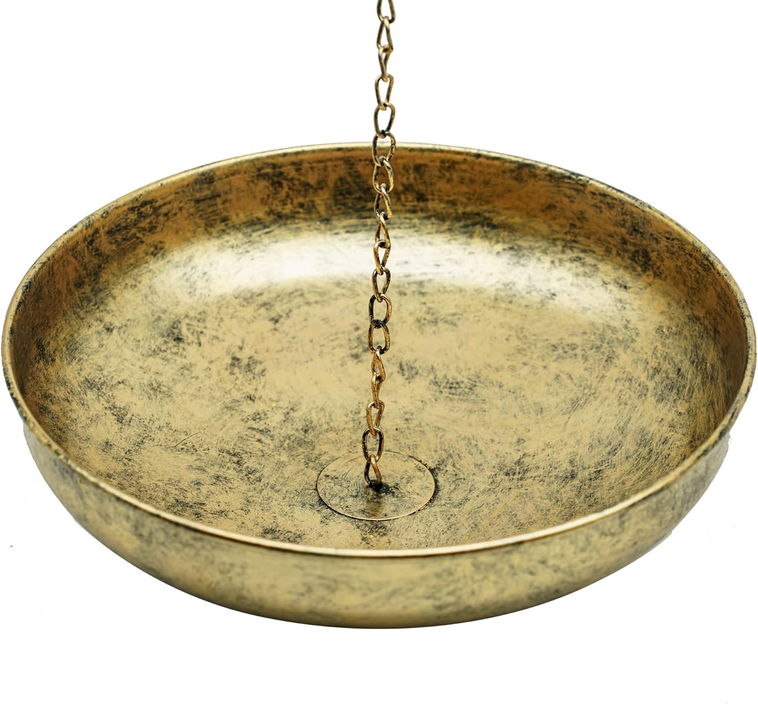 Ajure Rain Chain Basin, 12'' Bird Bath Bowl, Vintage Catch Basin, Copper Bowl for Rain Chains Gutters, Rain Barrels to Vollect Rainwater from Gutter,Garden Decoration.