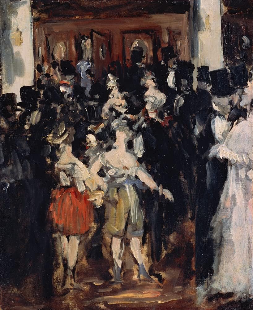 ArtDirect Masked Ball at the Opera (1873) II 16x20 UnFramed Museum Art Print Poster Ready for Framing by Édouard Manet (French, 1832-1883)