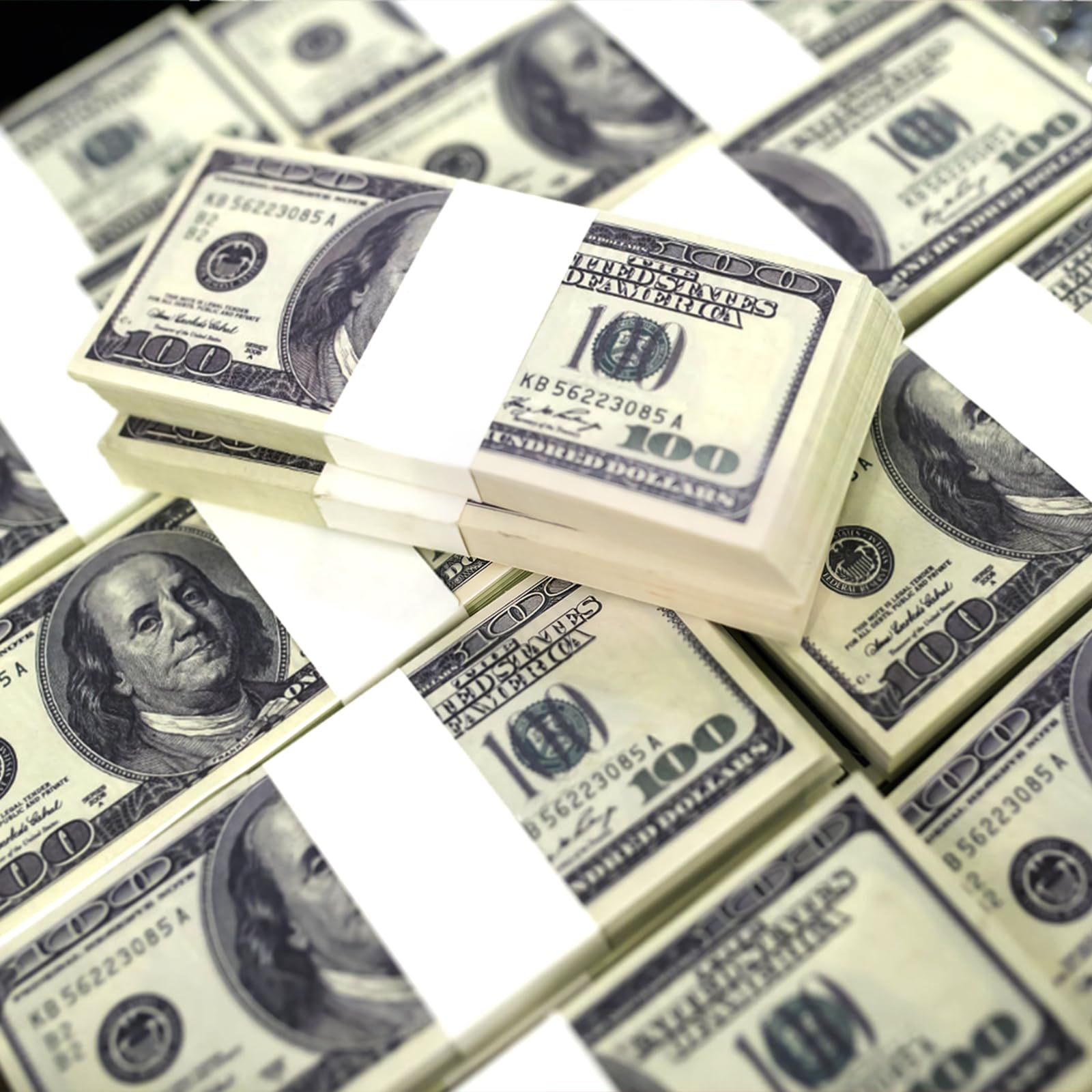 400 Bandas de Dinero En Blanco para Billetes - Banda de Dinero Autoadhesivo - Adecuado para Bancos, Minoristas, Adecuado para GestióN Financiera Y Procesamiento de Efectivo En Varios Entornos