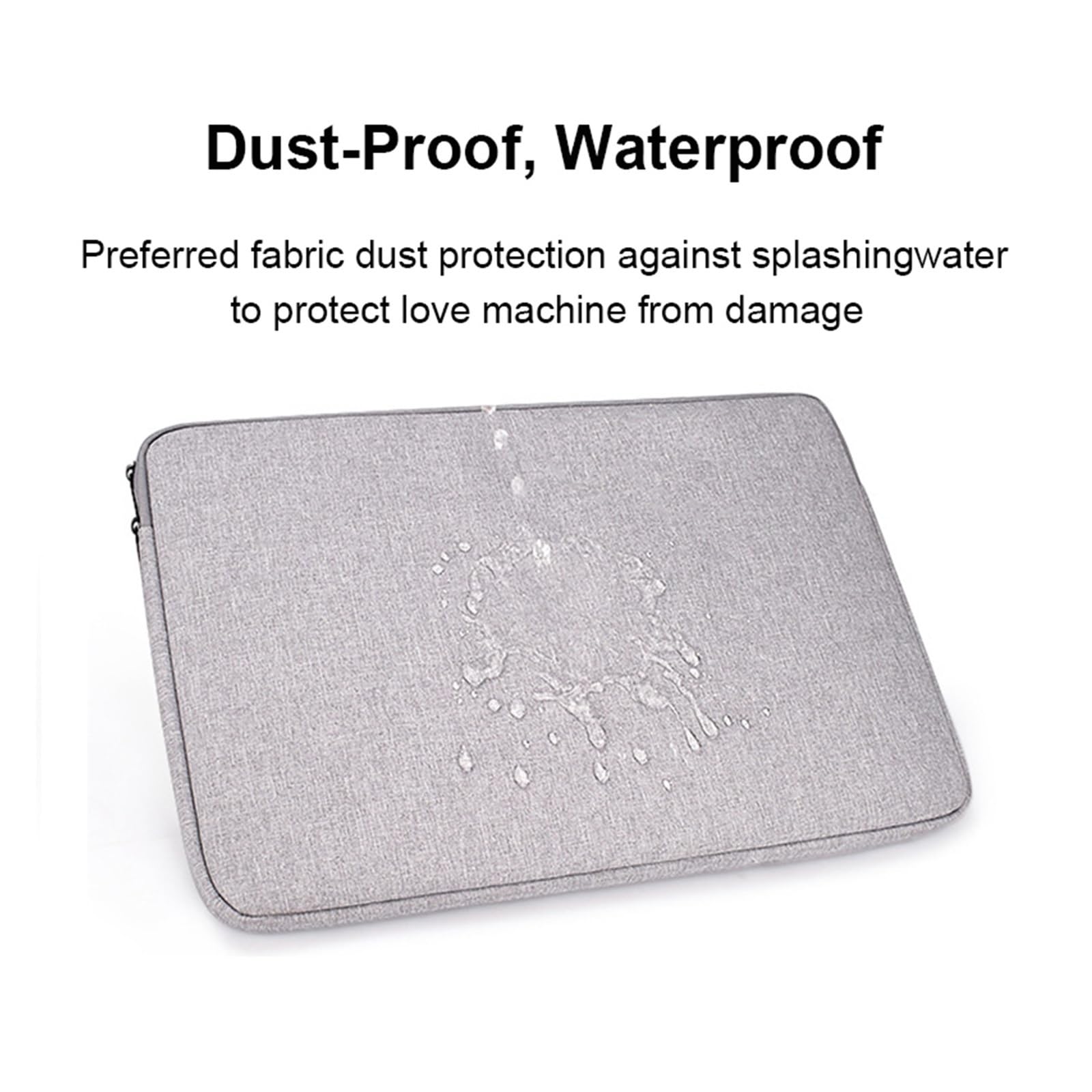 Custodia per notebook e tablet da 11", 12", 13", 15", 15", 15,6" (nero, XXL)