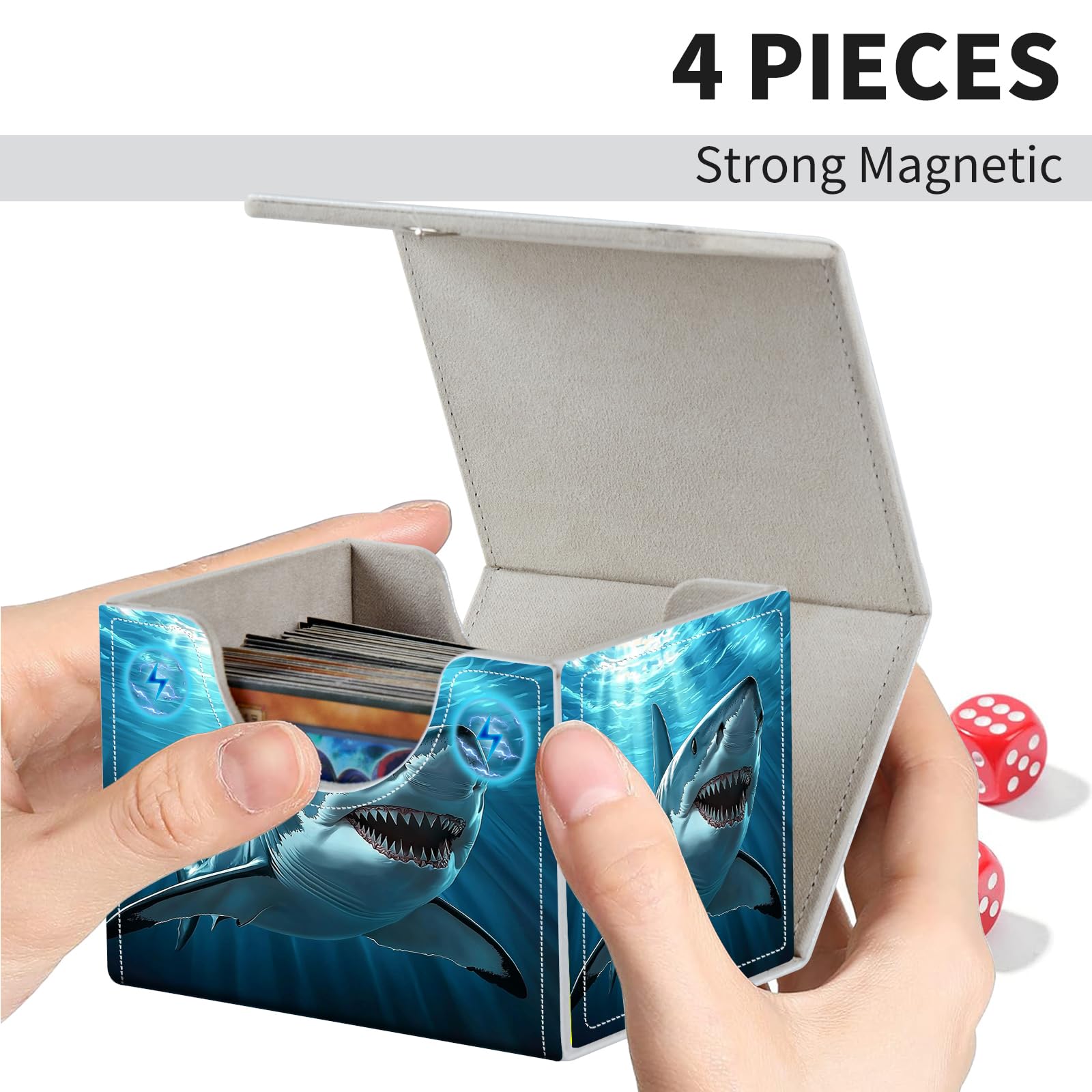 Amazon.com: WZCJDHMJ Card Deck Box for MTG Cards Fits 100+