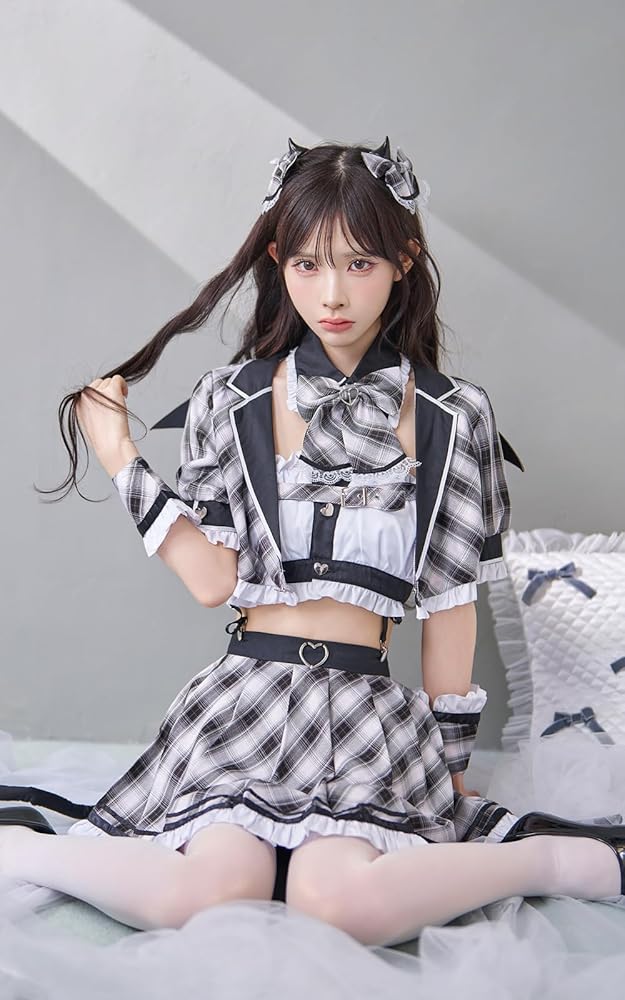 Amazon.co.jp: [Malymoon] コスプレ デビル サキュバス 鬼 制服